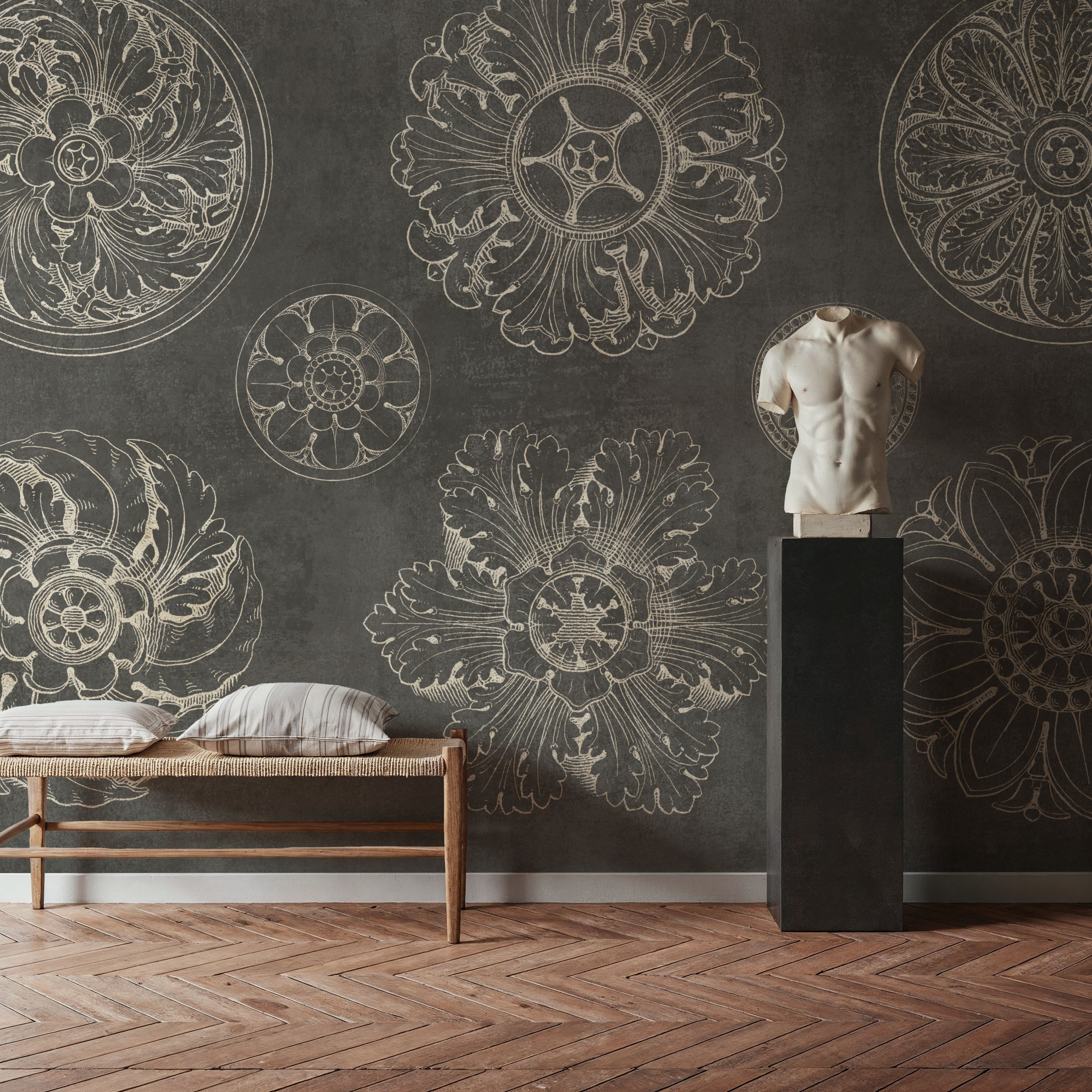 Rosette IX Gray