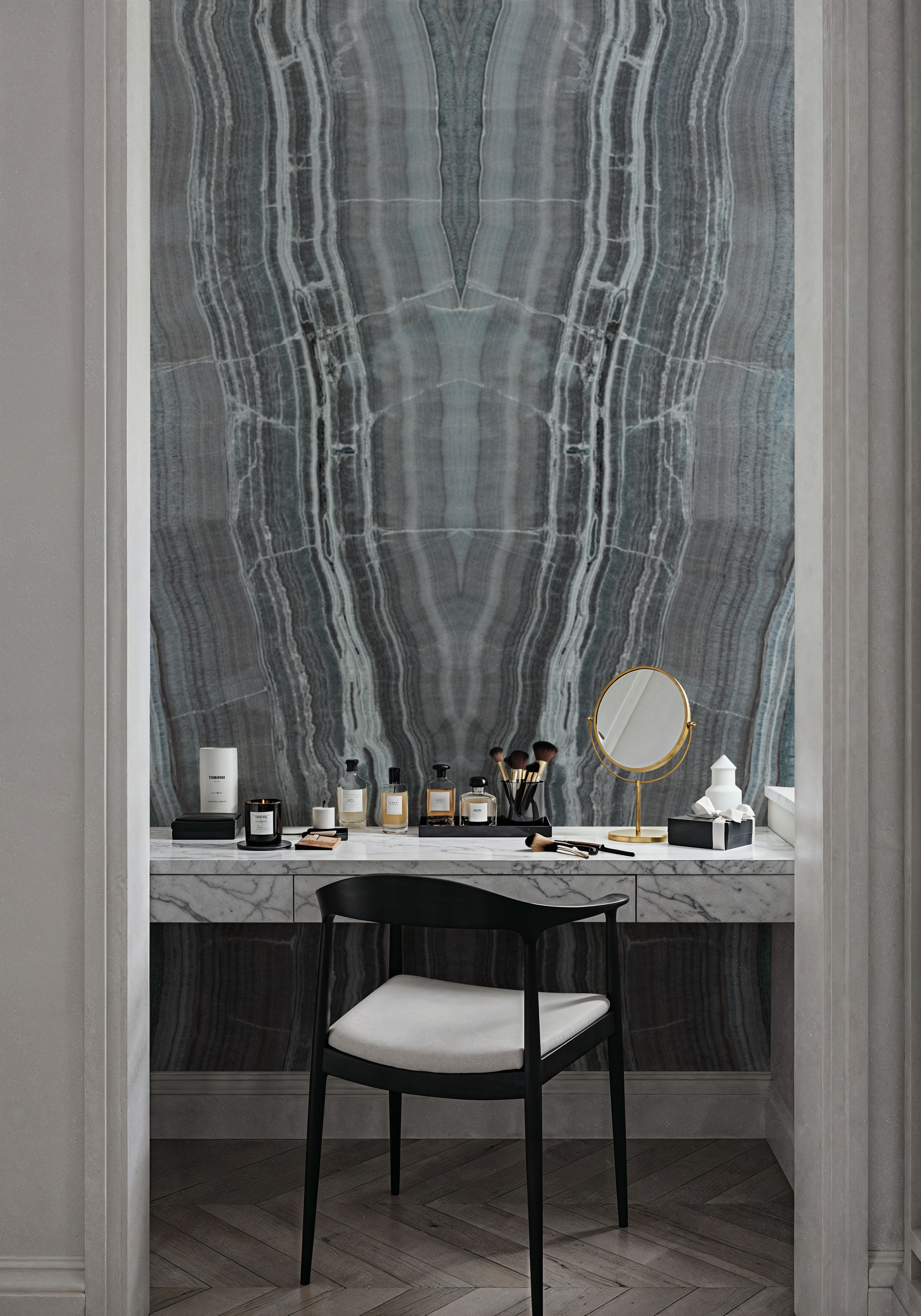 Onyx Mirage Bookmatched, Teal
