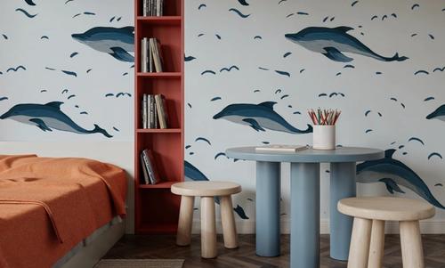 Dolphins in The Sea