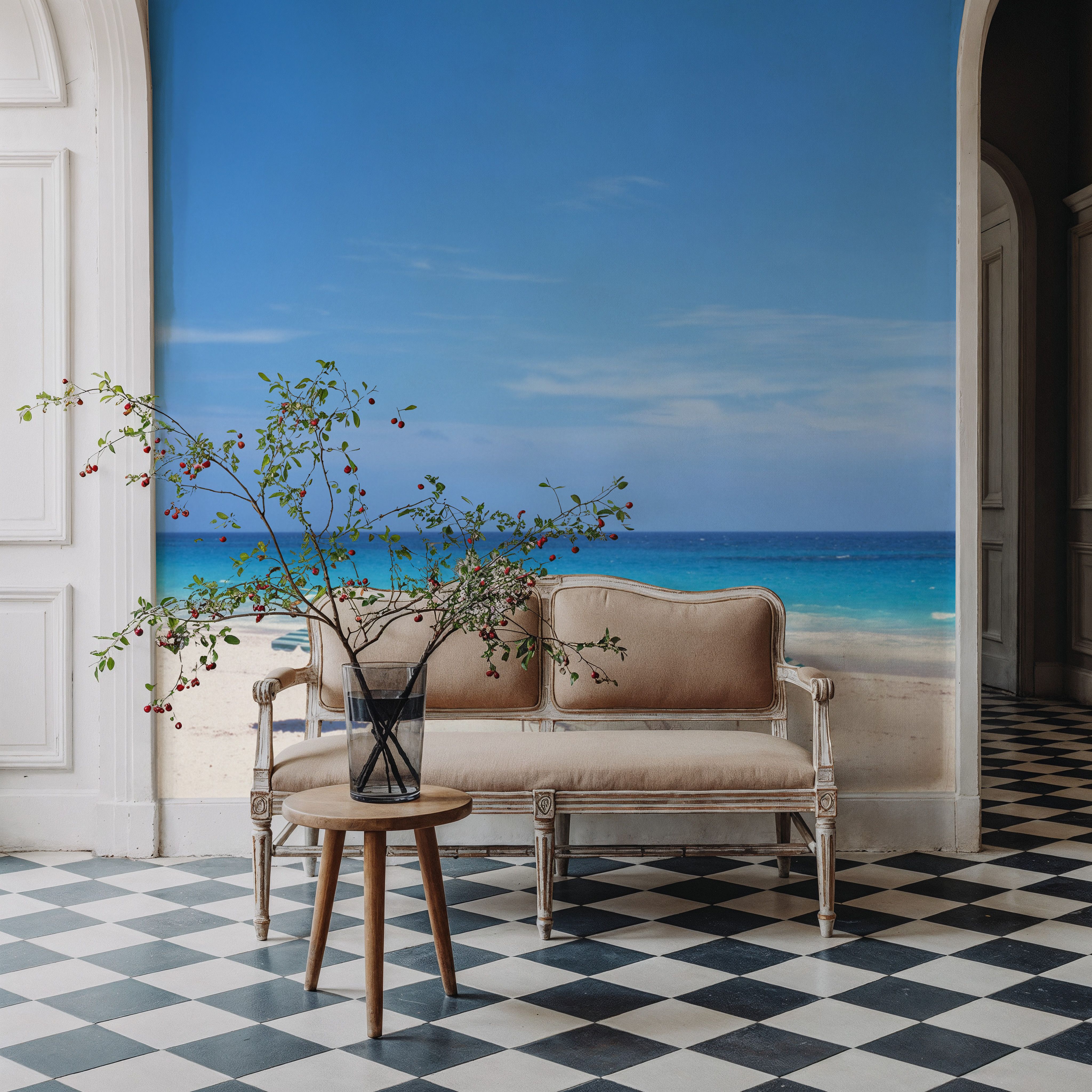 Serene Umbrella Shores