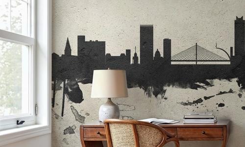 Liege Belgium Skyline Concrete