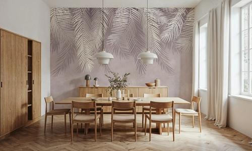 Palms Above, Dusty Pink
