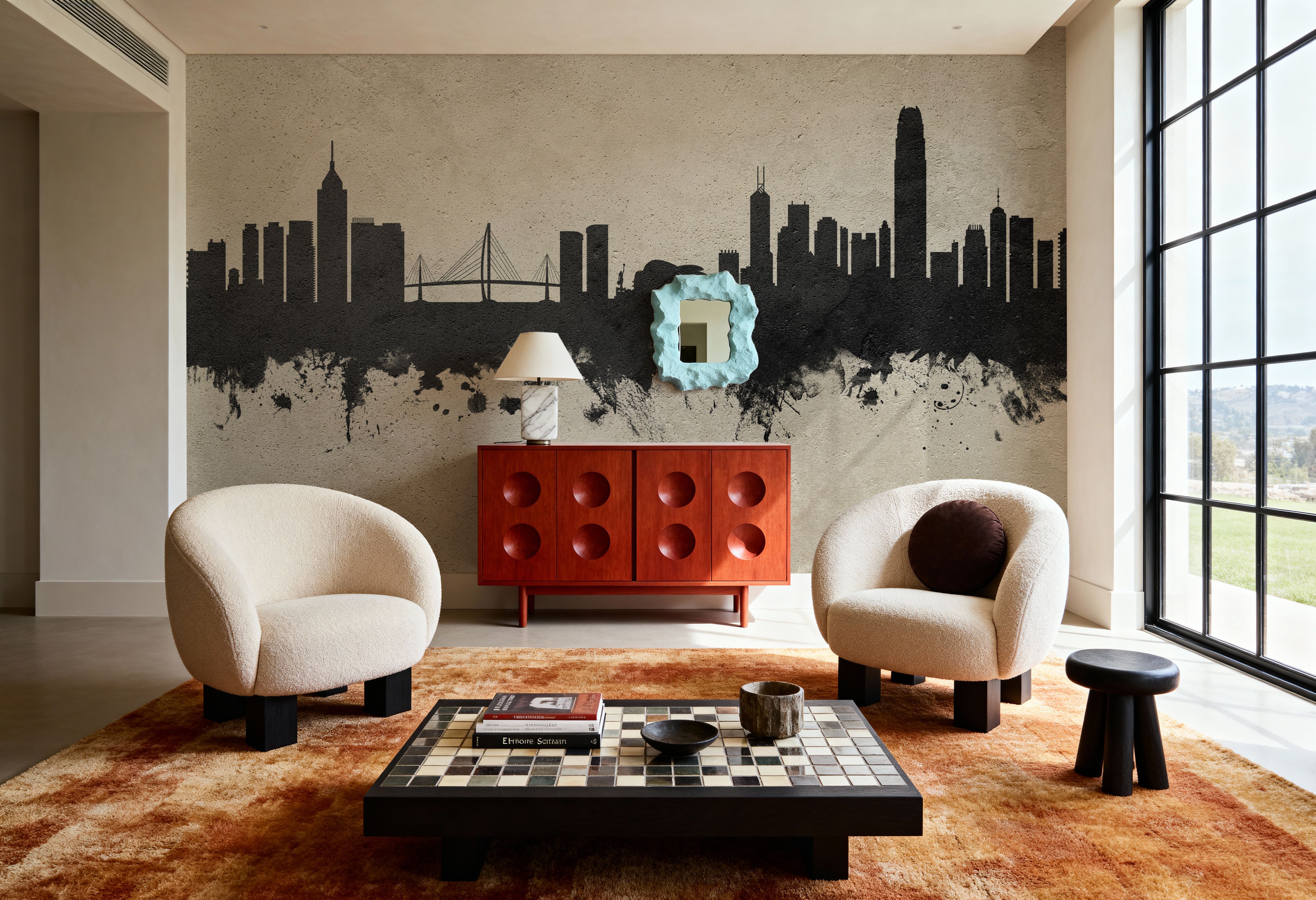 Hong Kong Skyline Concrete, Wallpaper