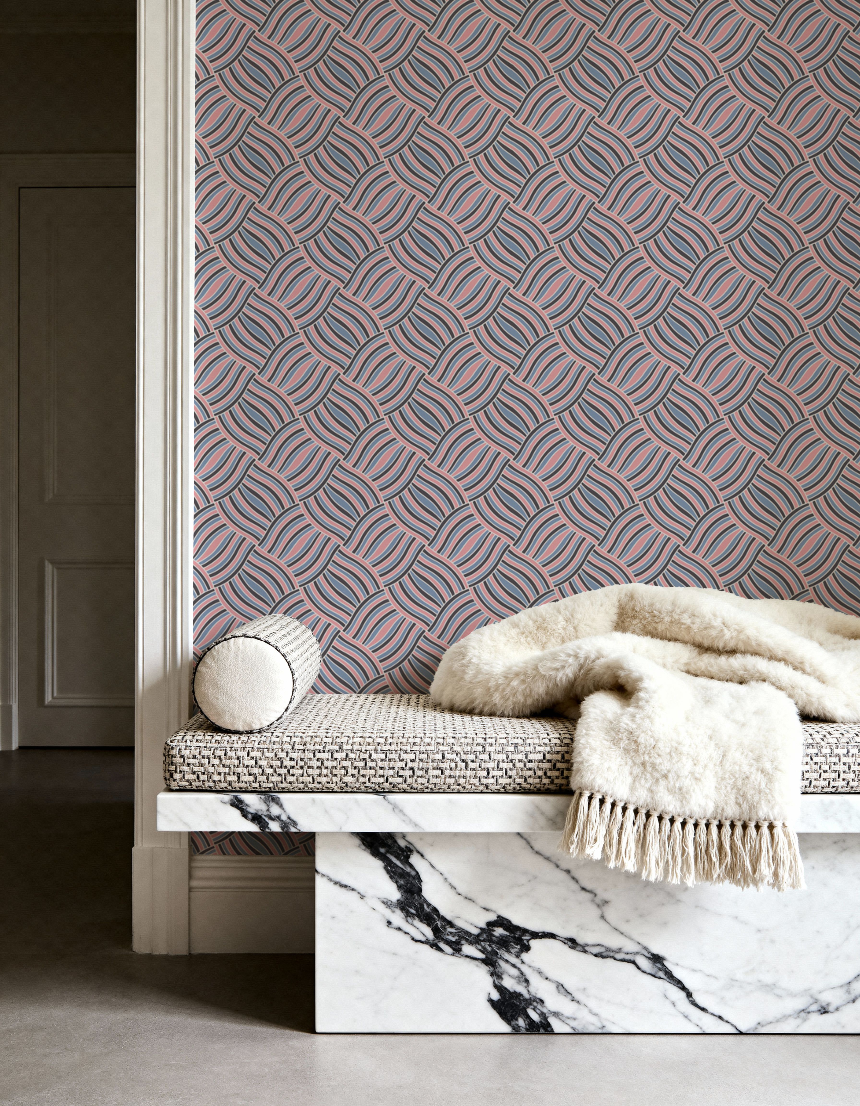 Basketweave, Wallpaper