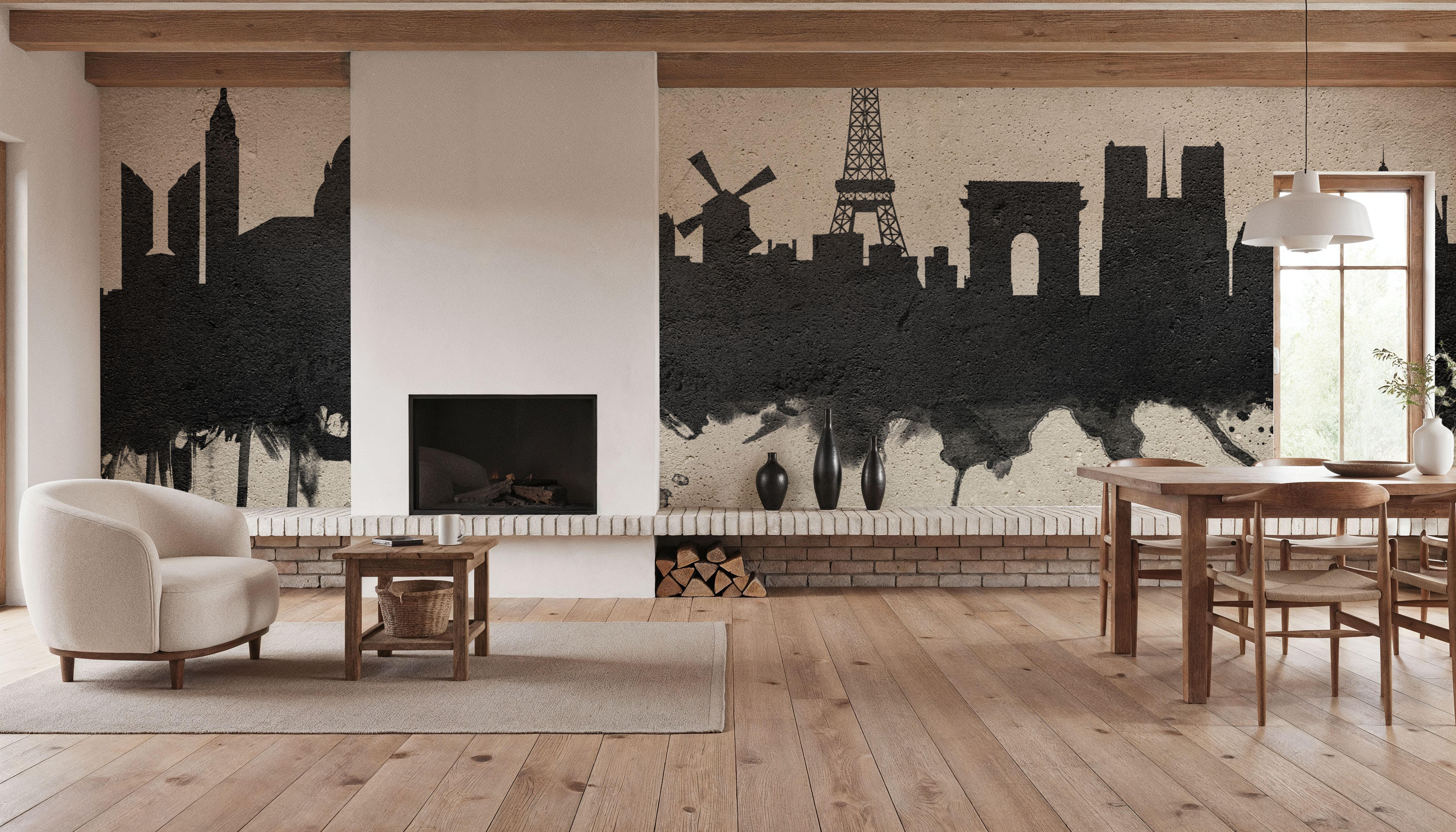 Paris Skyline Concrete