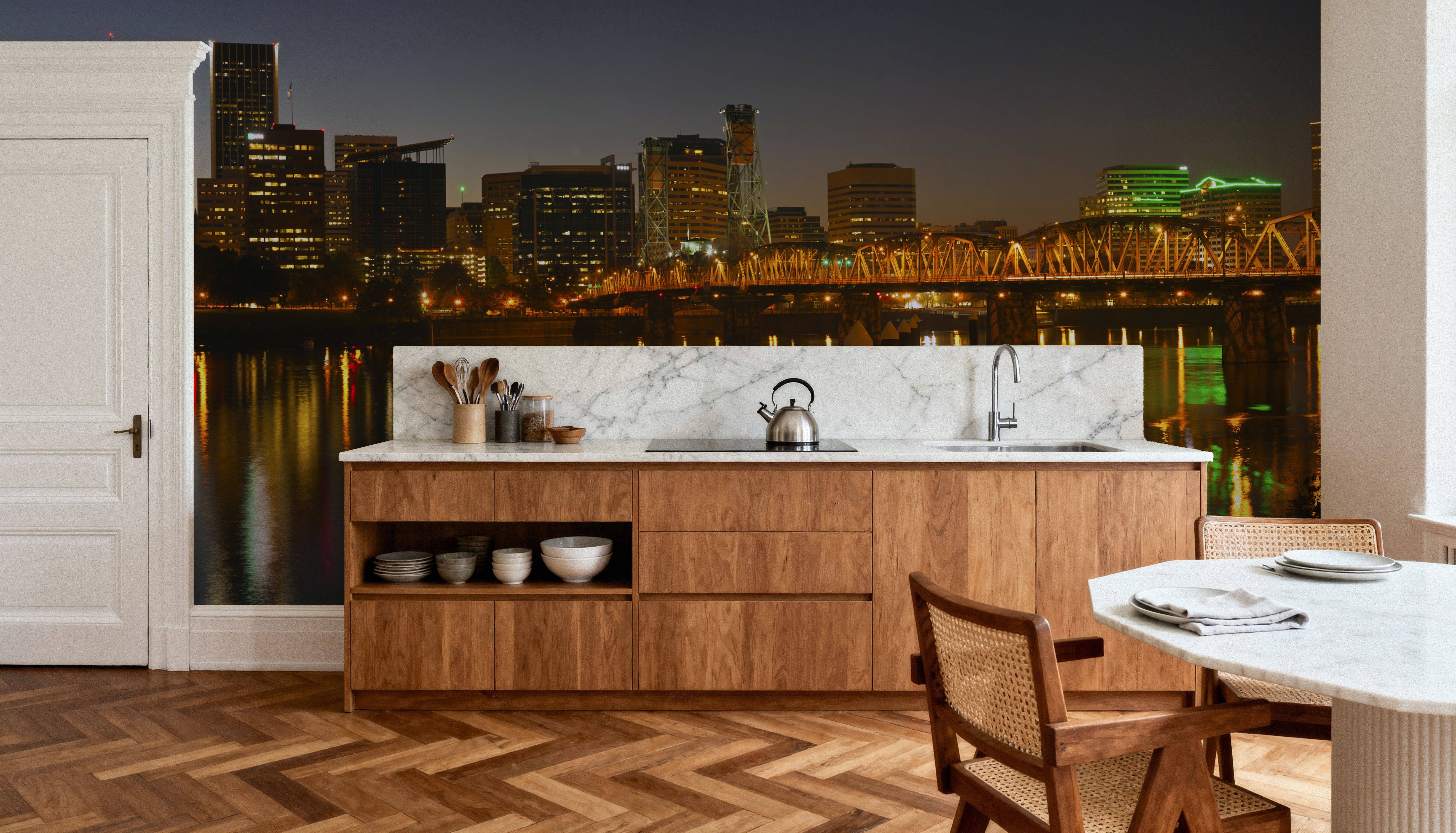 Riverfront Nightscape