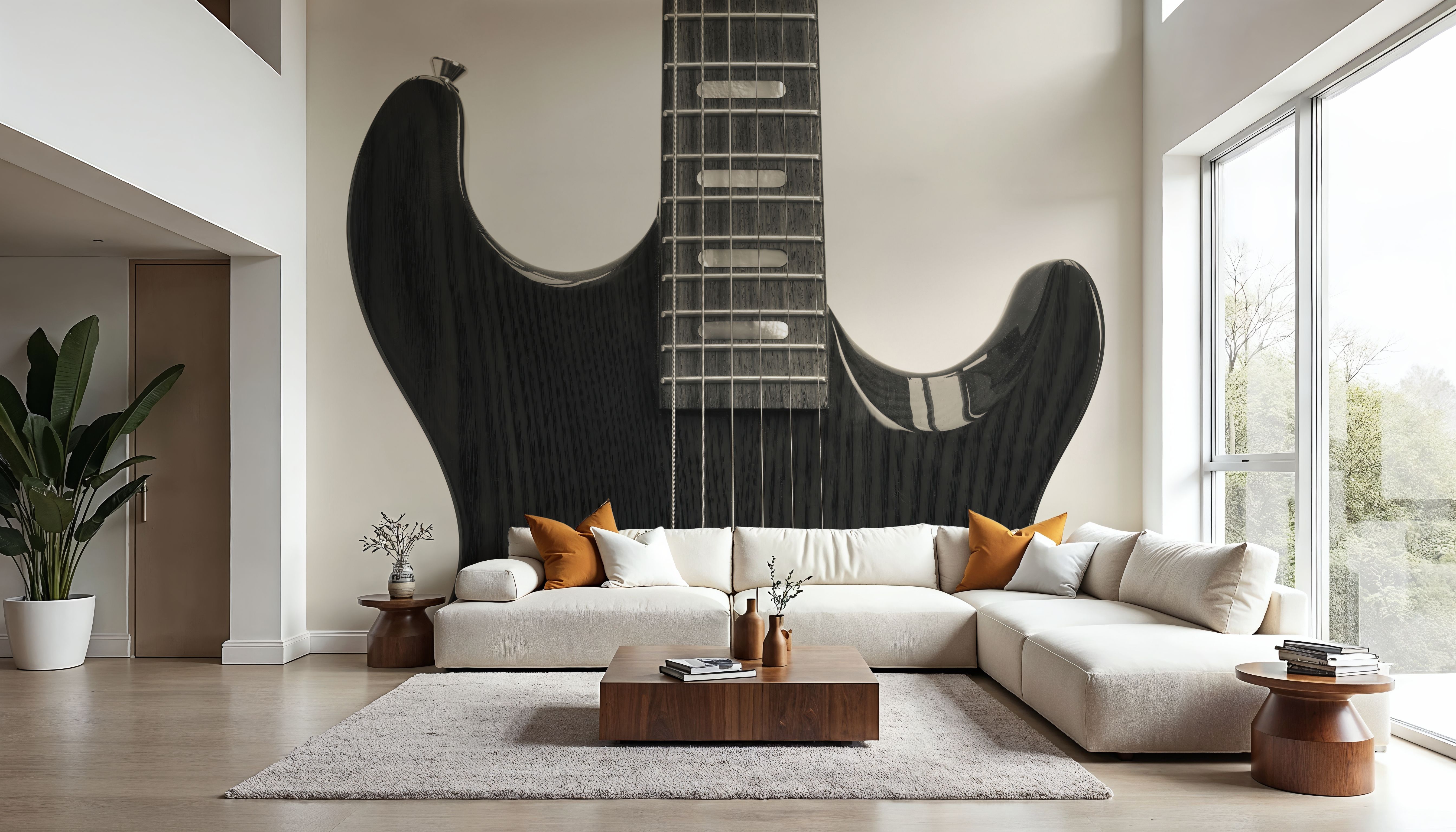 Guitar IV, Papier peint