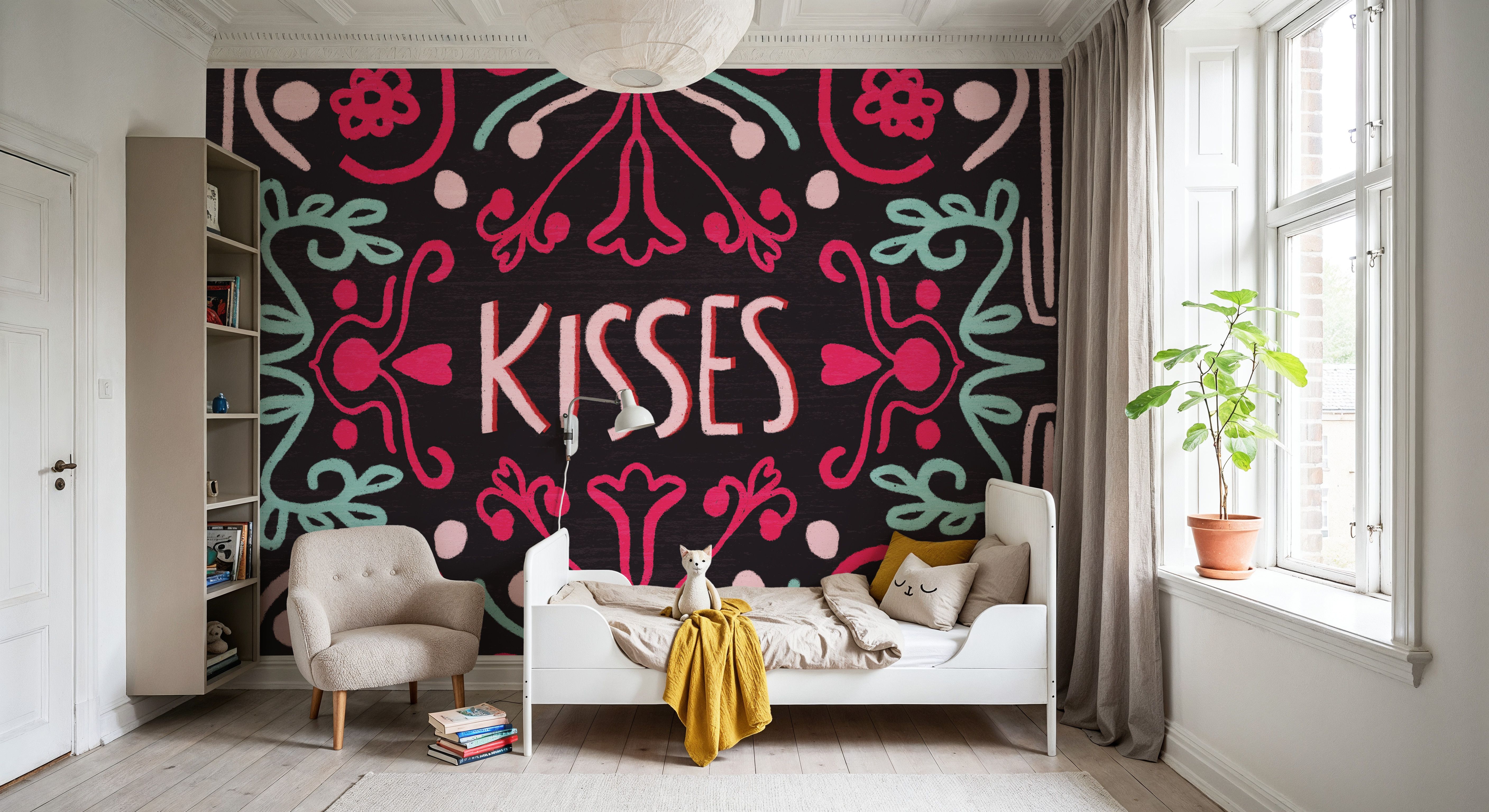 Love Sentiments Kisses, Tapet
