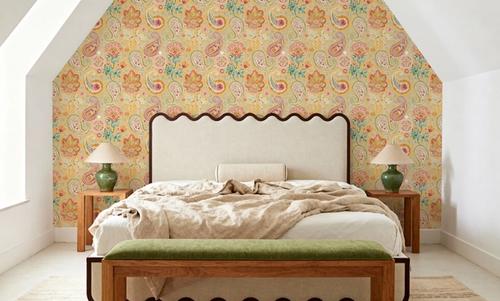 Harvest Paisley Mini Yellow