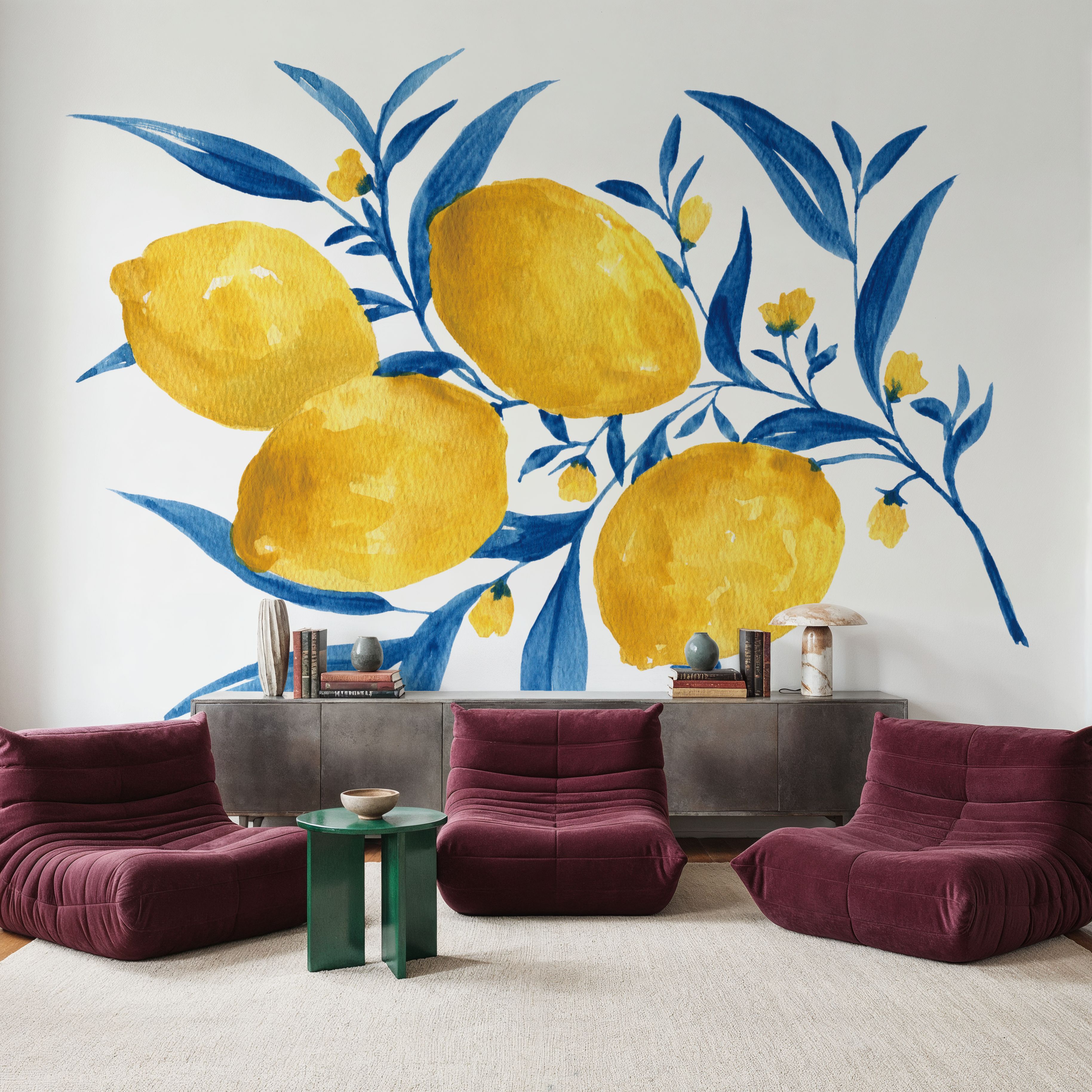 Blue Leaf Lemons I