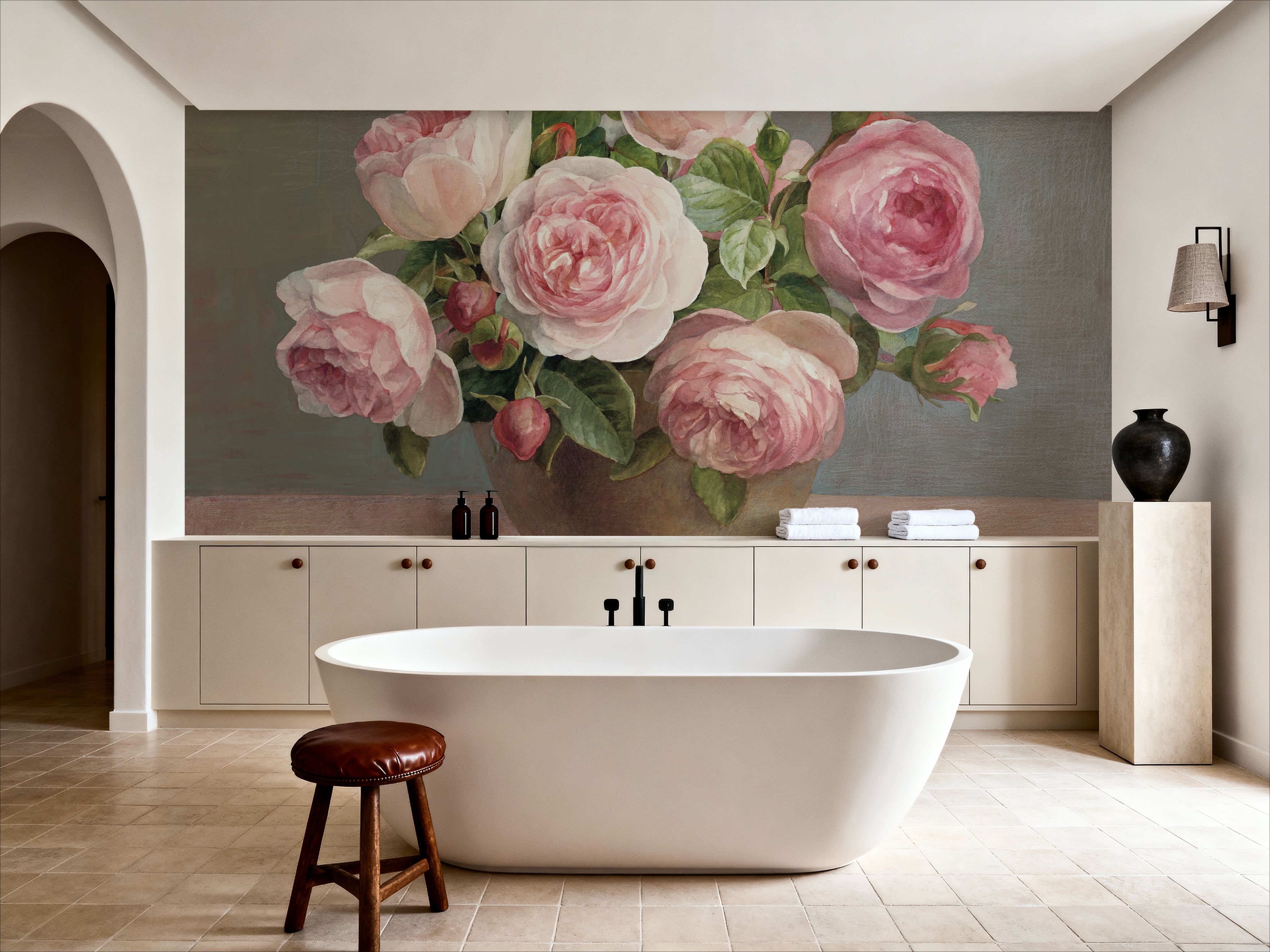 Arrangement of Pink Roses