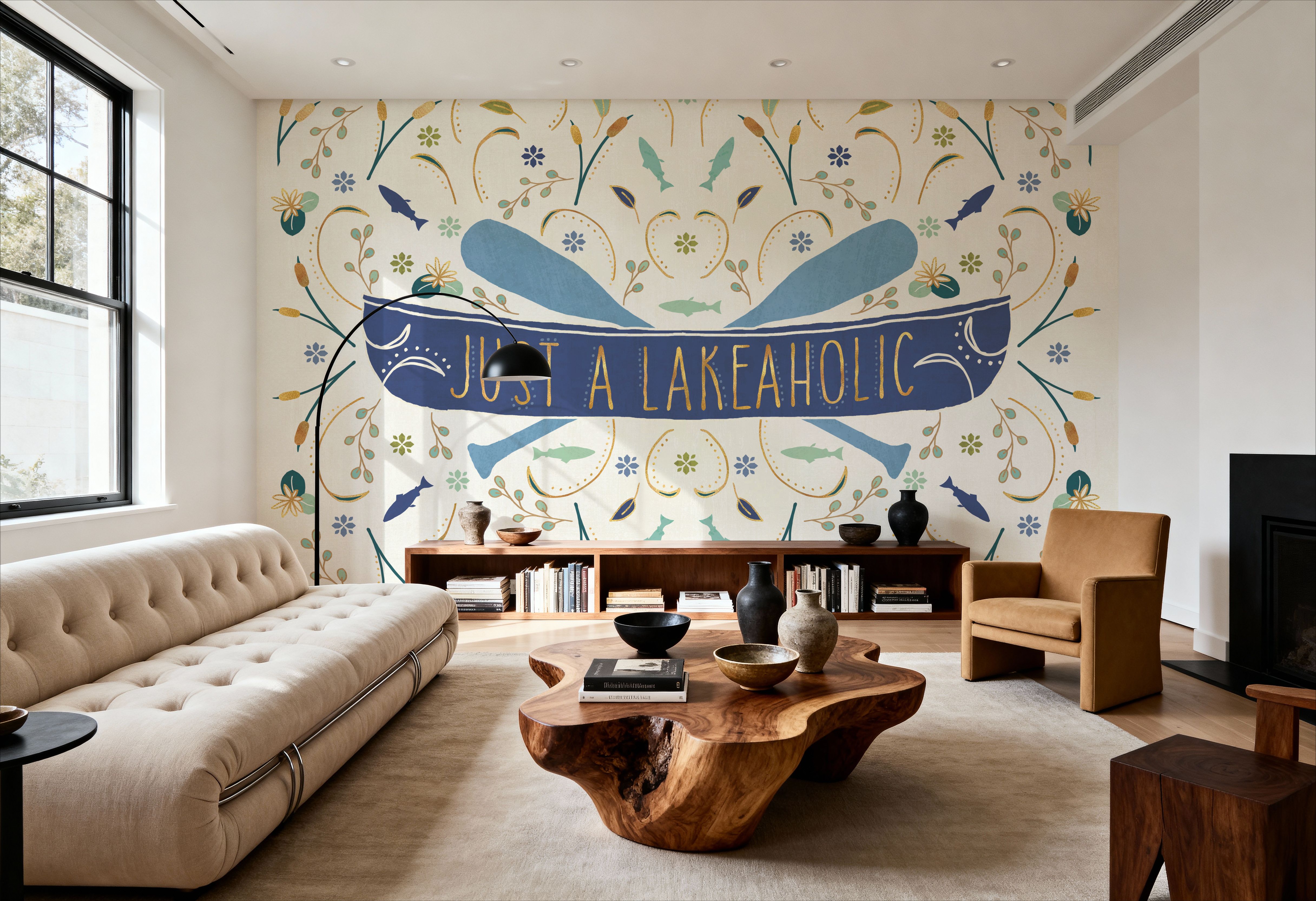 Otomi Lake I, Tapeten