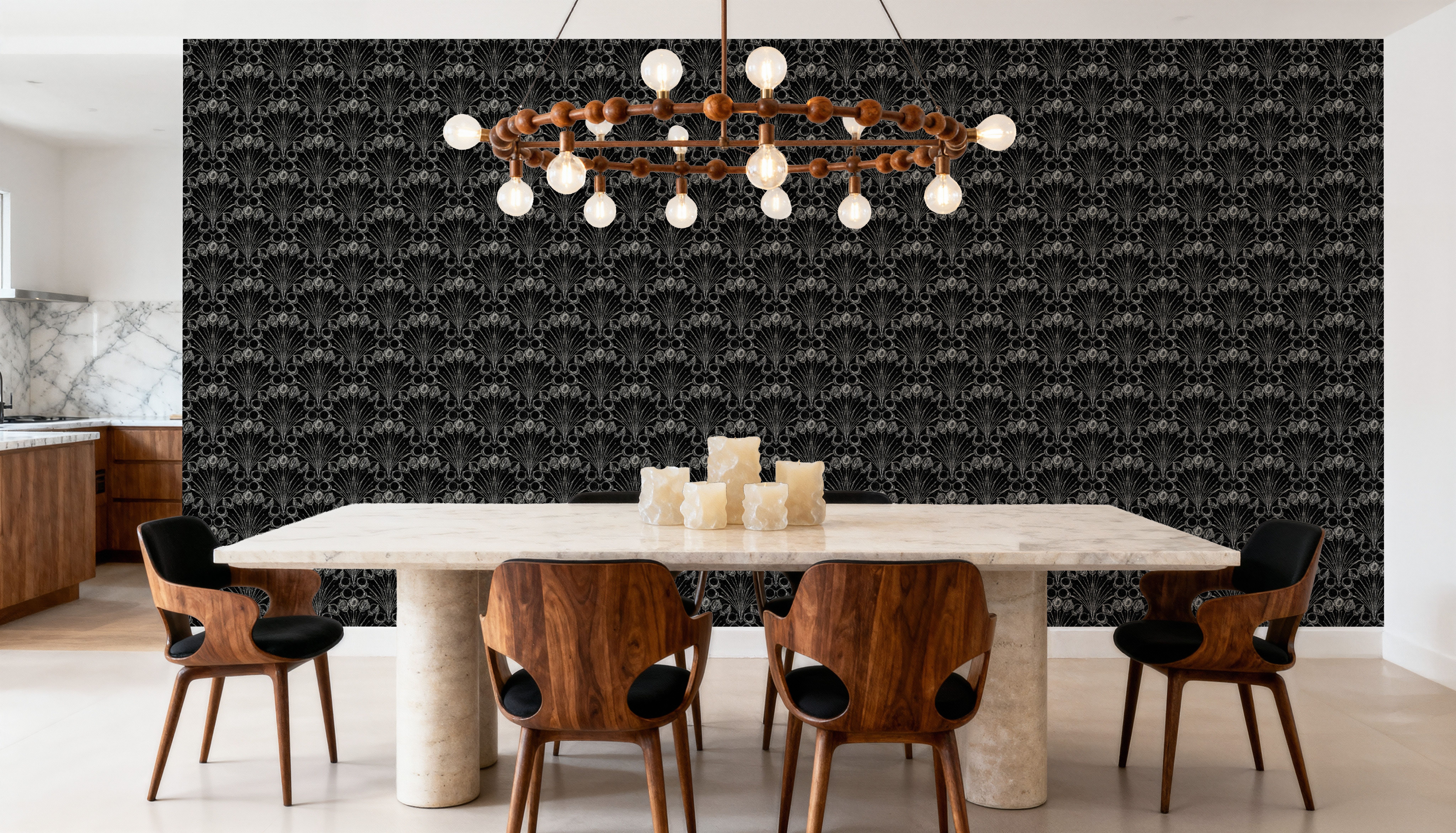 Art Deco Moon Phase, Liquorice