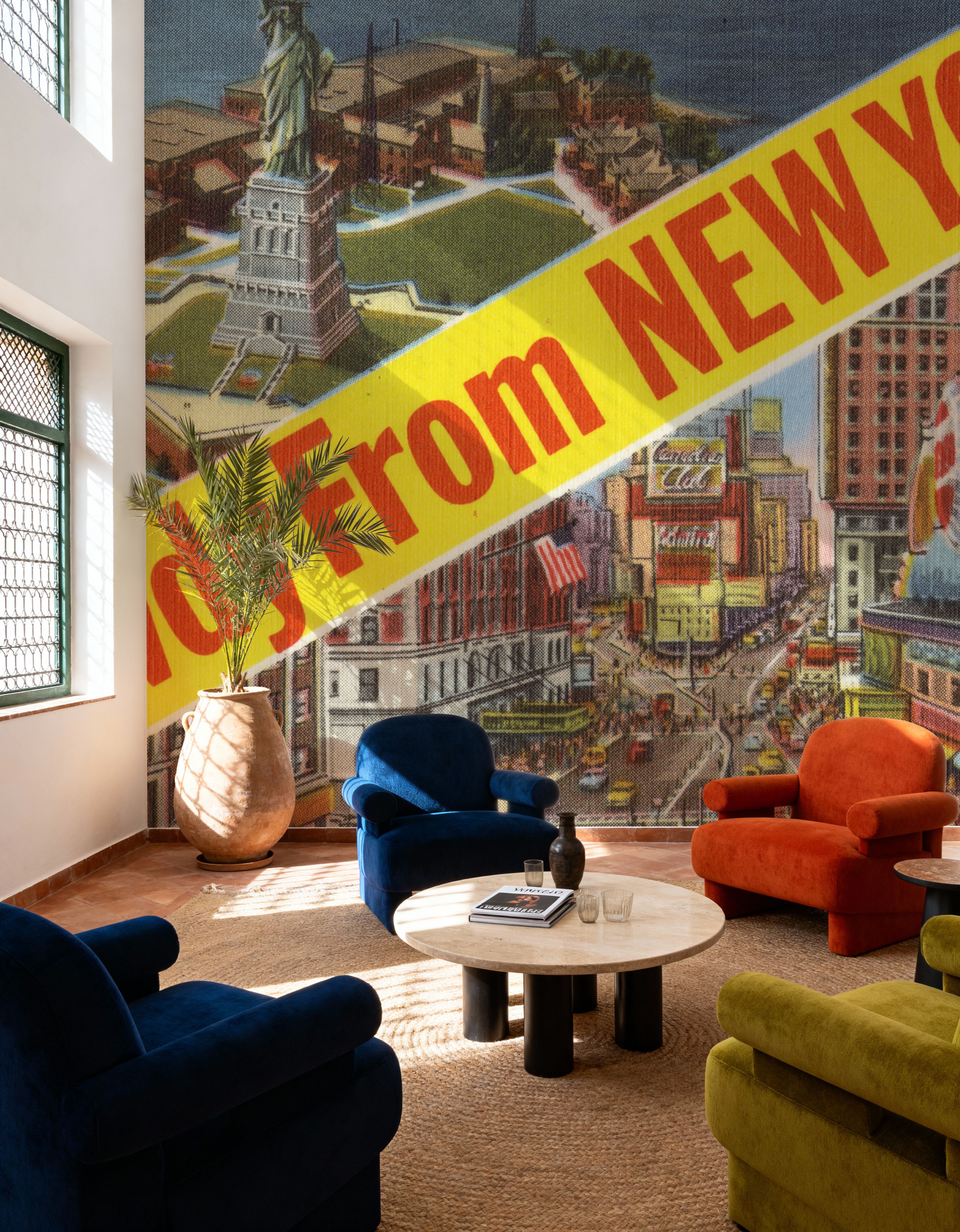 Howdy From New York  - Screenprint Postcard