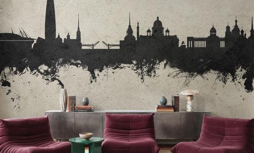 St Petersbug Russia Skyline Concrete