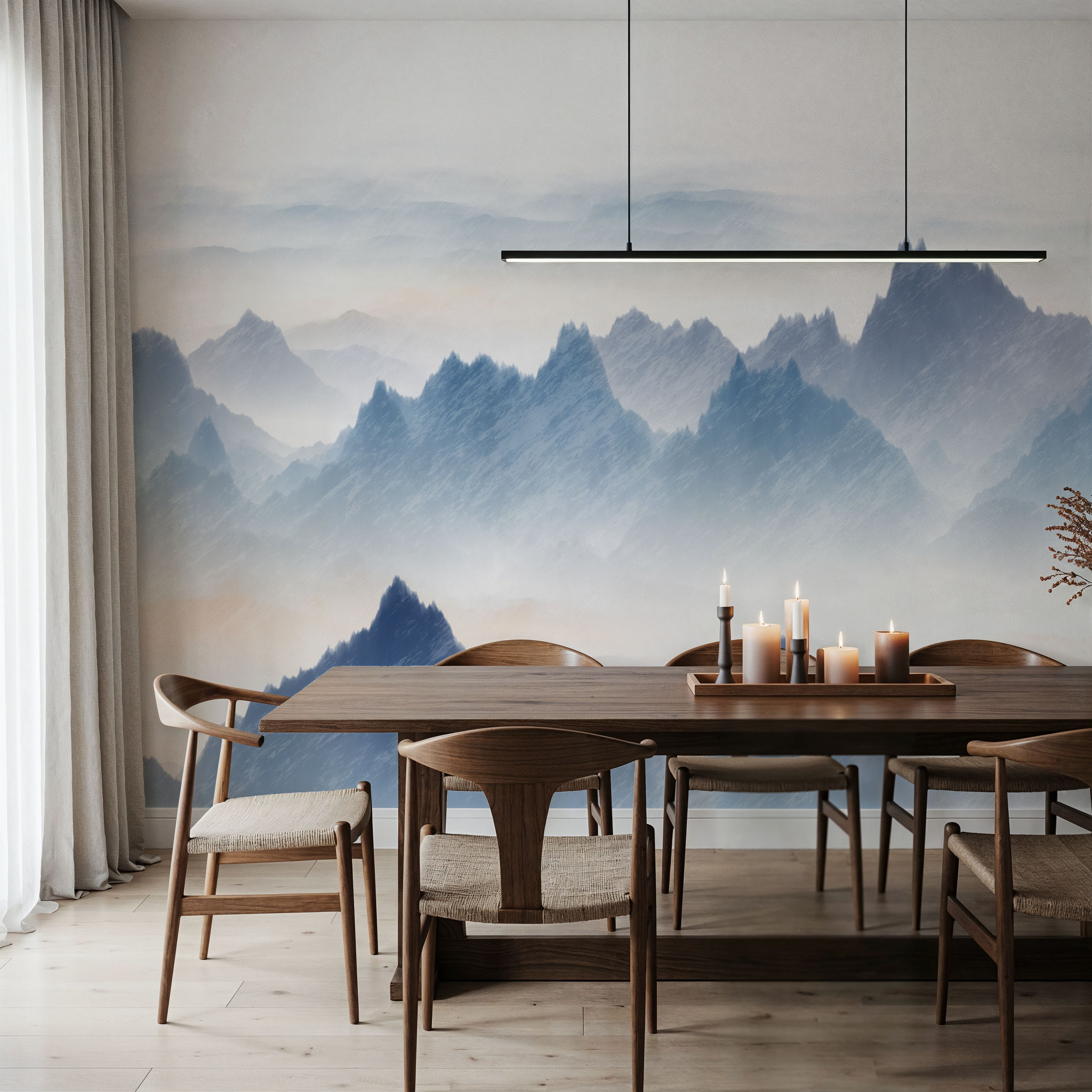 Mountain Landscape Brush