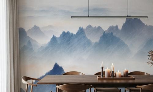 Mountain Landscape Brush