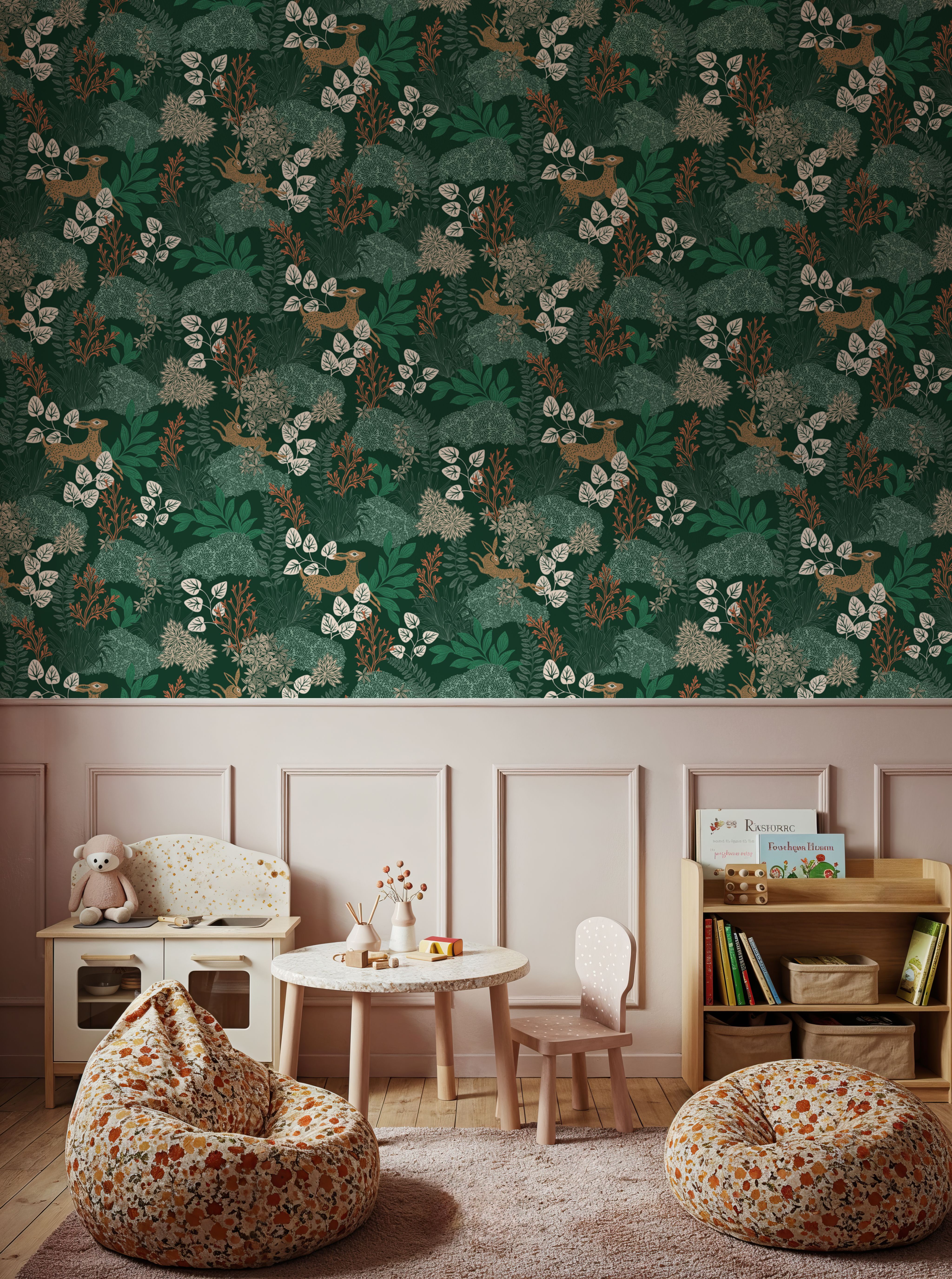 Wild and Free Pattern, Green