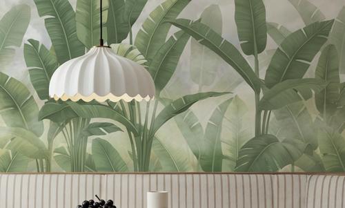 Banana Palms, Muted Green