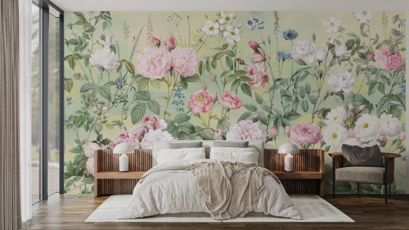 Fresh Cuttings premium wallpaper mural | Wallism | A creative ...