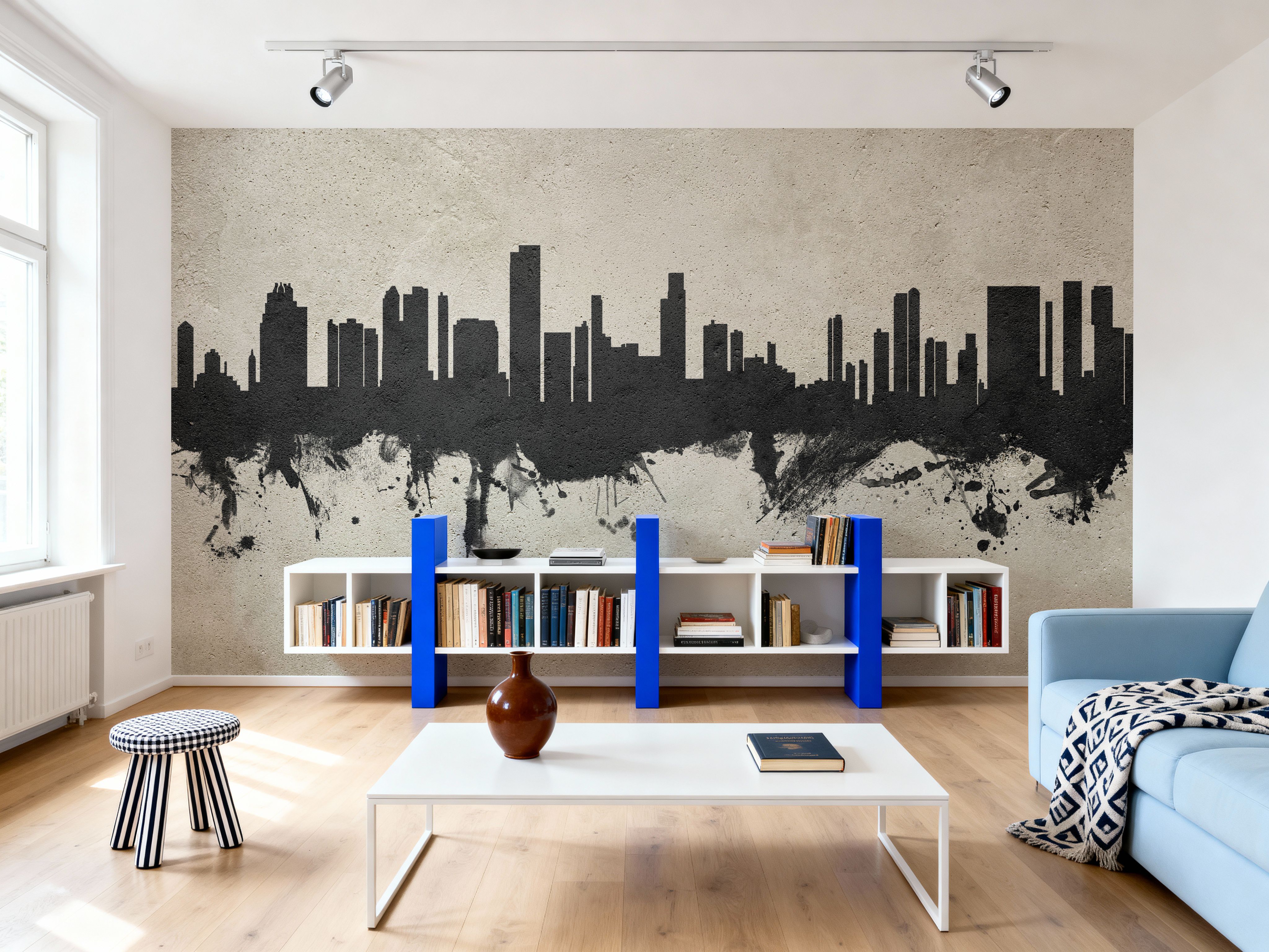 Honolulu Hawaii Skyline Concrete