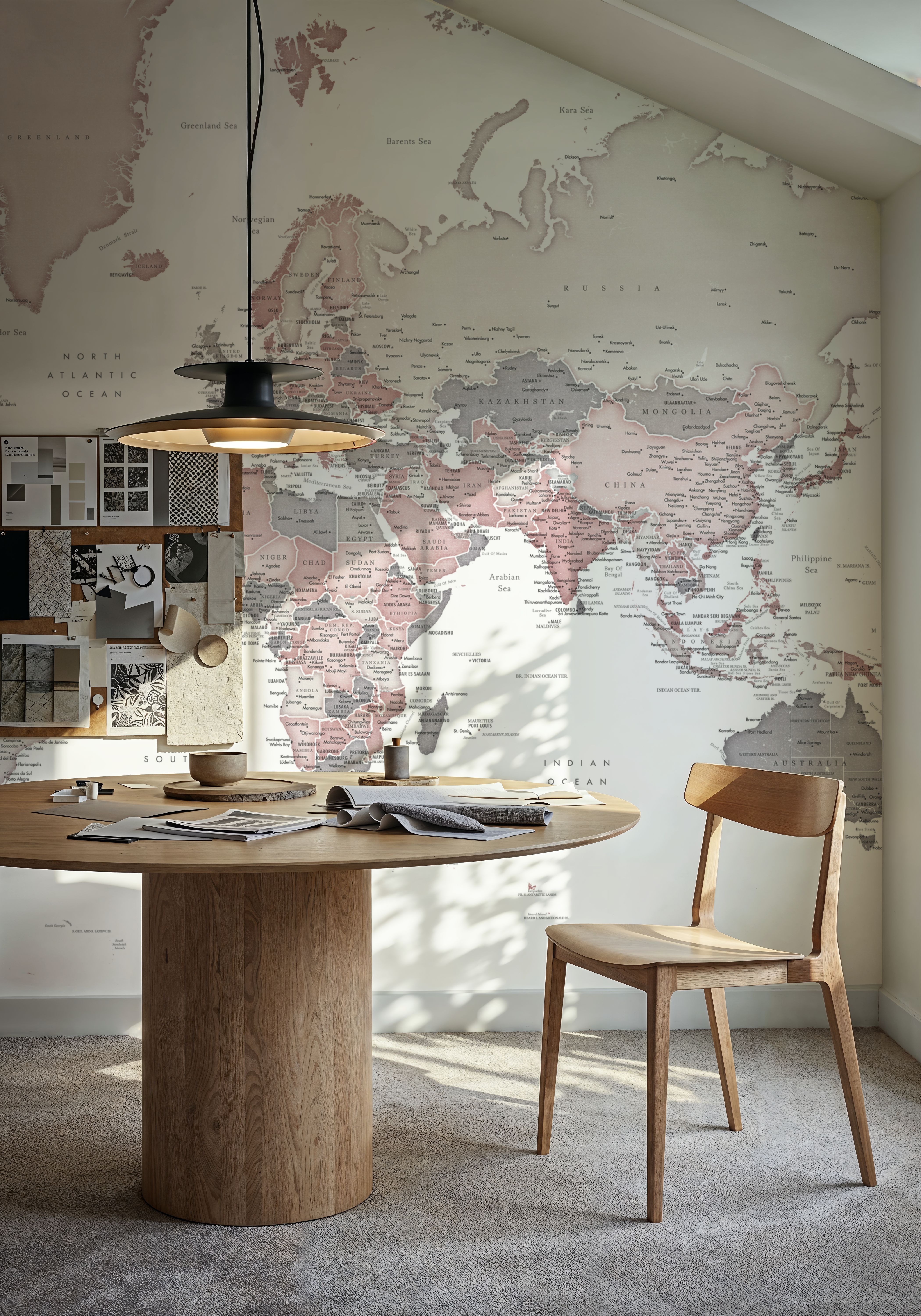 World Map Cities - Betsy