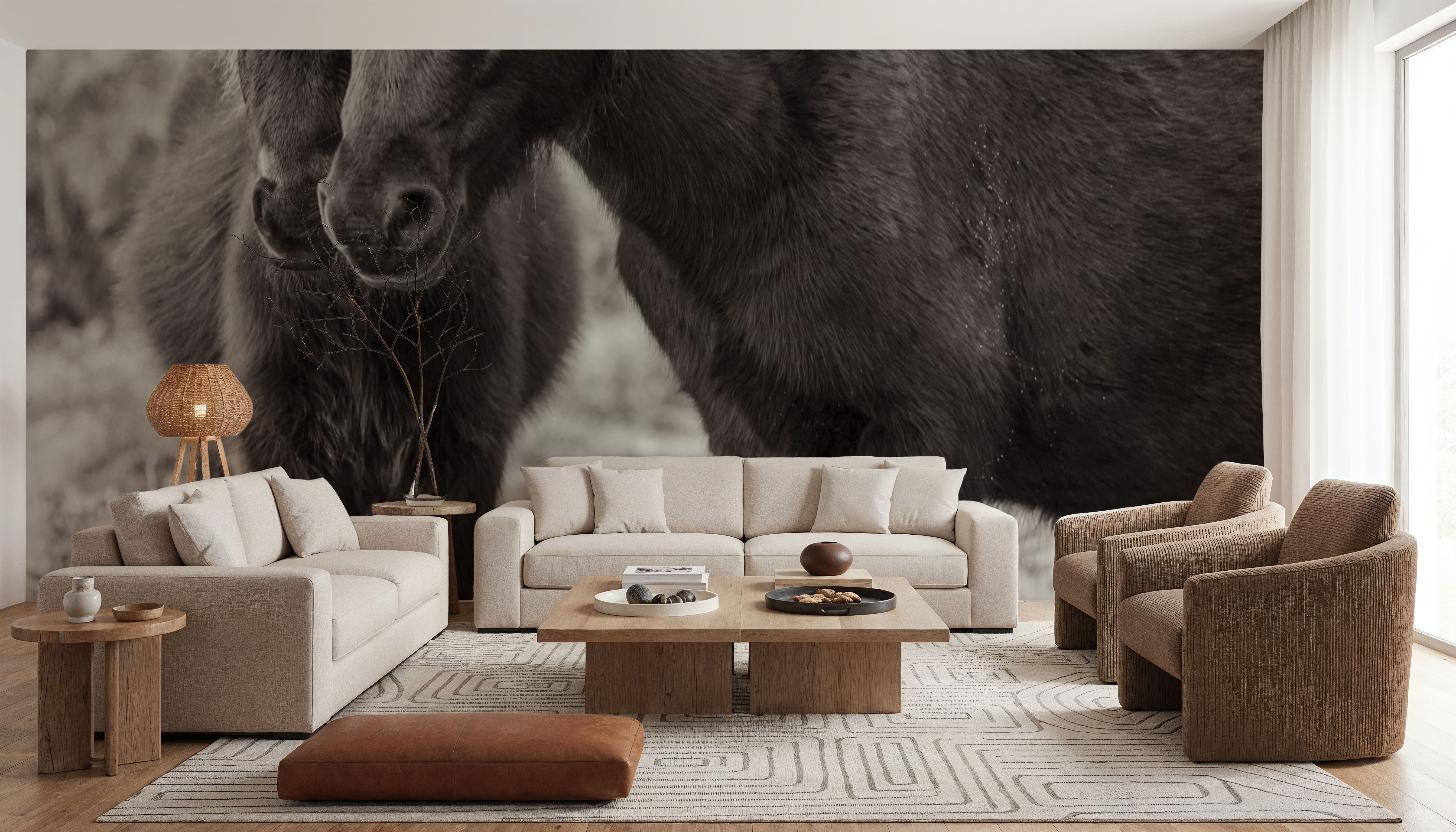 Vertical Ponies, Wallpaper