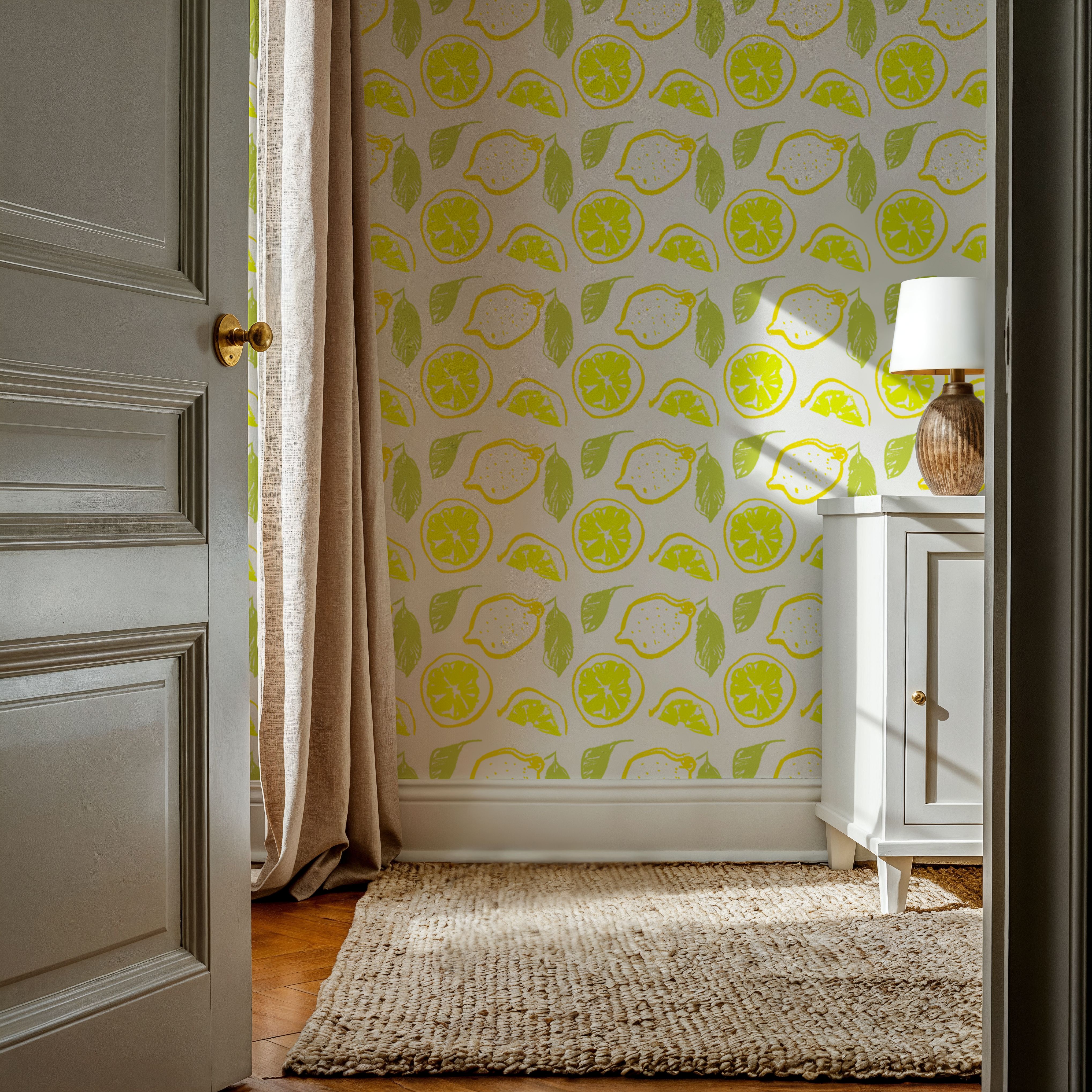 Summer Lemon Love on Repeat, Wallpaper