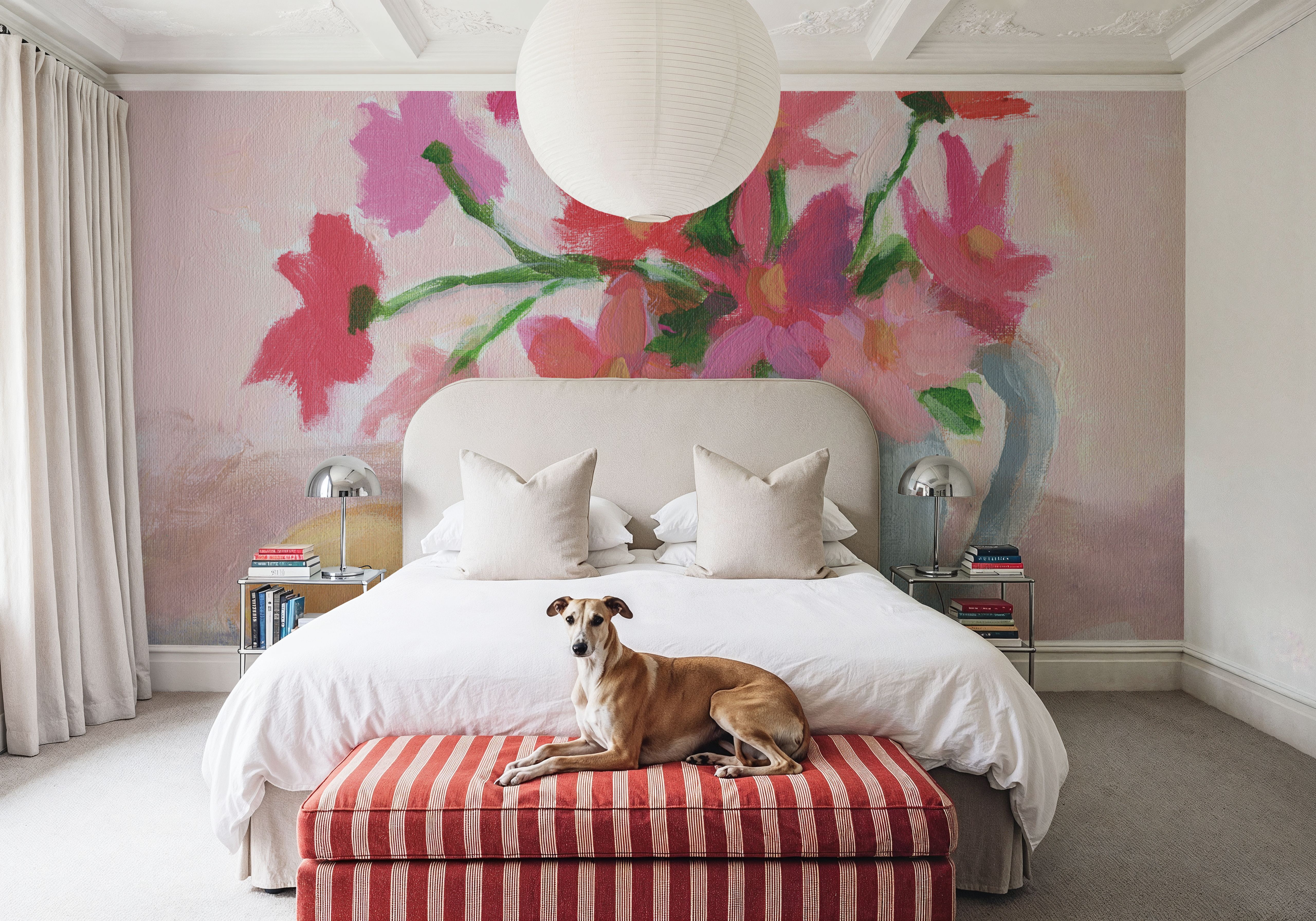 Pink Flowers with Lemon