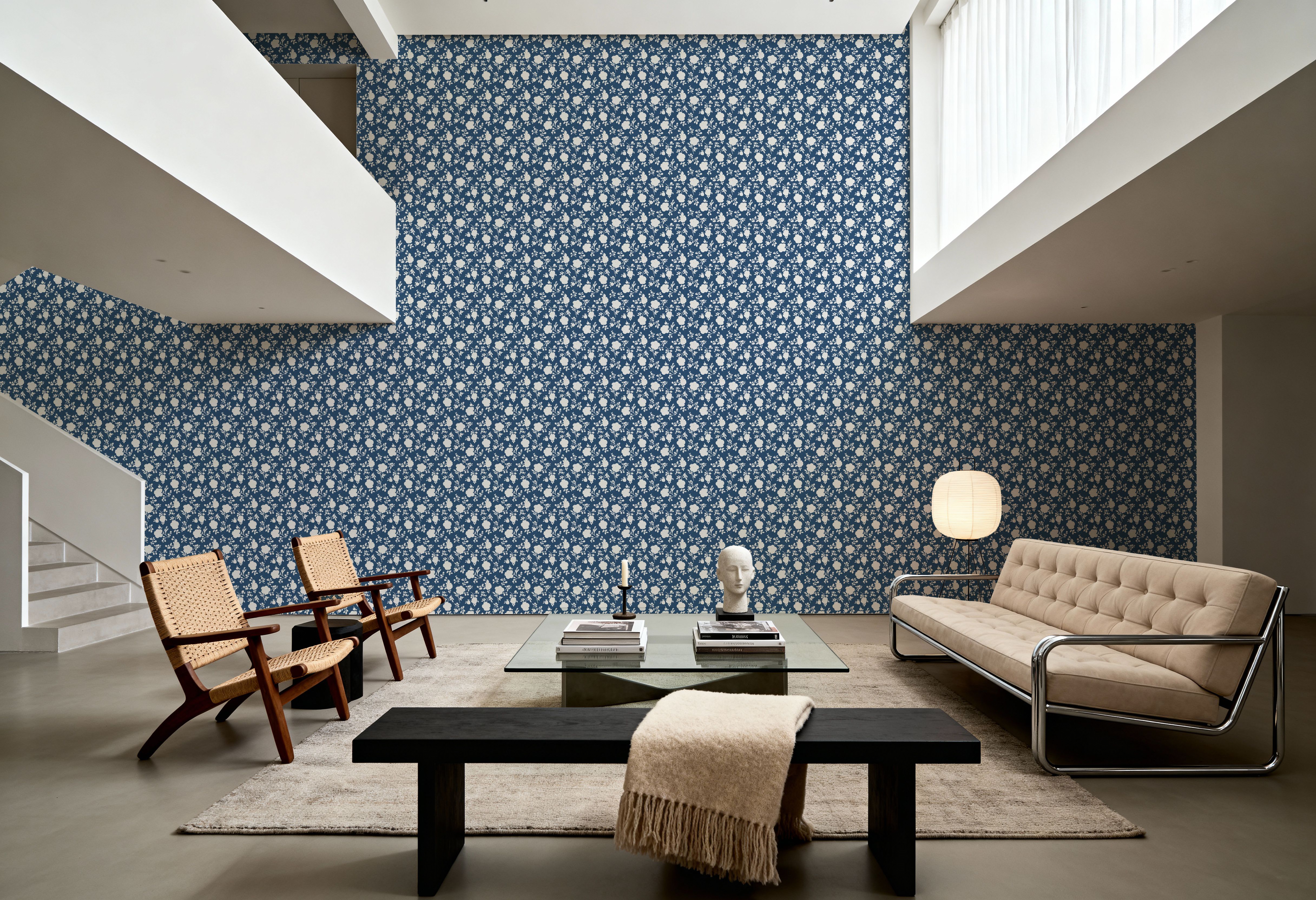 Country Flowery Blue