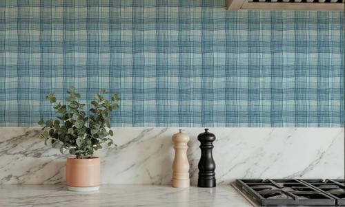 Stripy Gingham, Marine