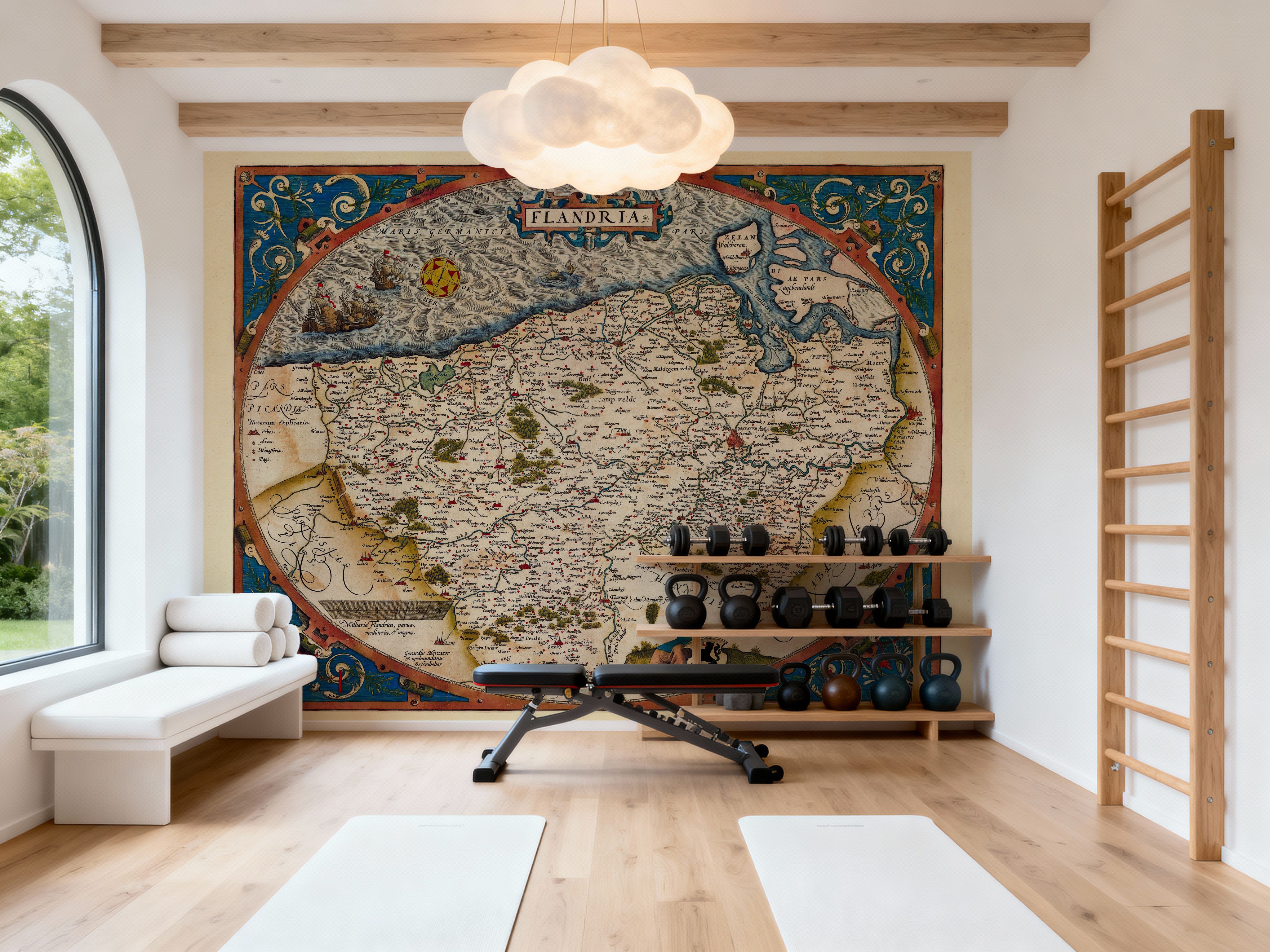 Old Map of Belgium, 1570