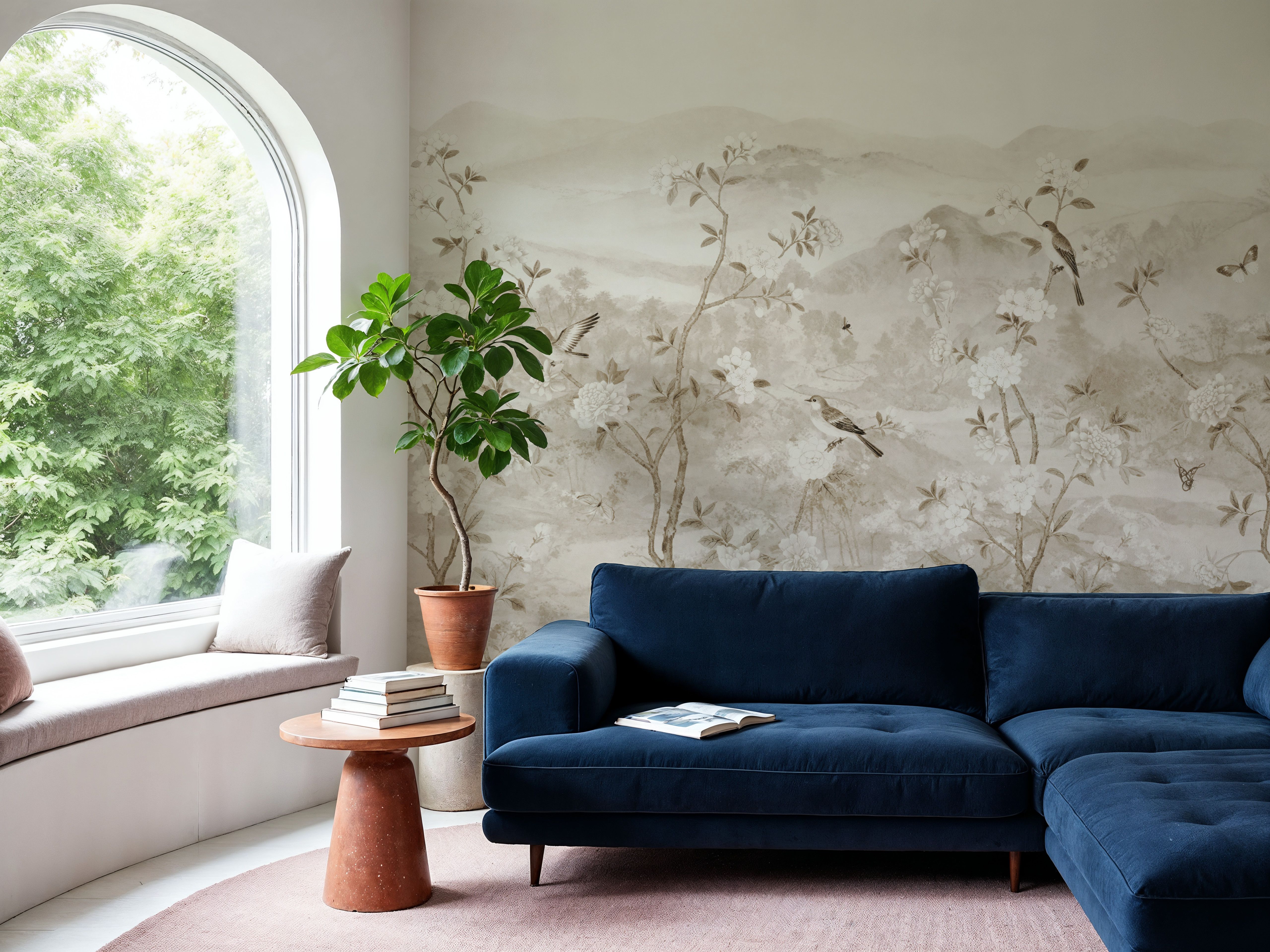 Peony Tree Landscape, Sand