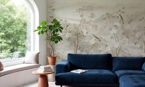 Peony Tree Landscape, Sand