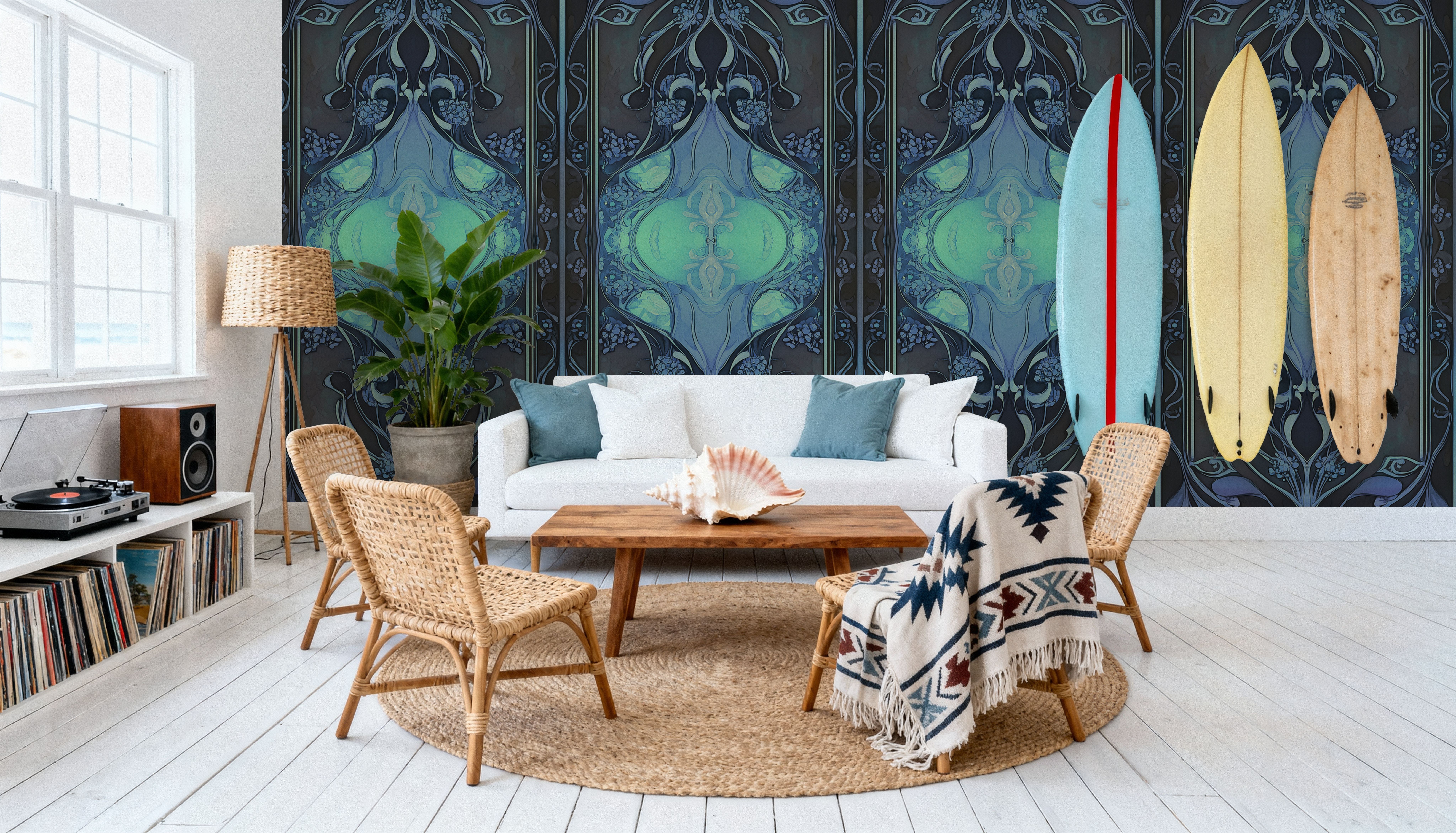 Art Noveau I Bluegreen