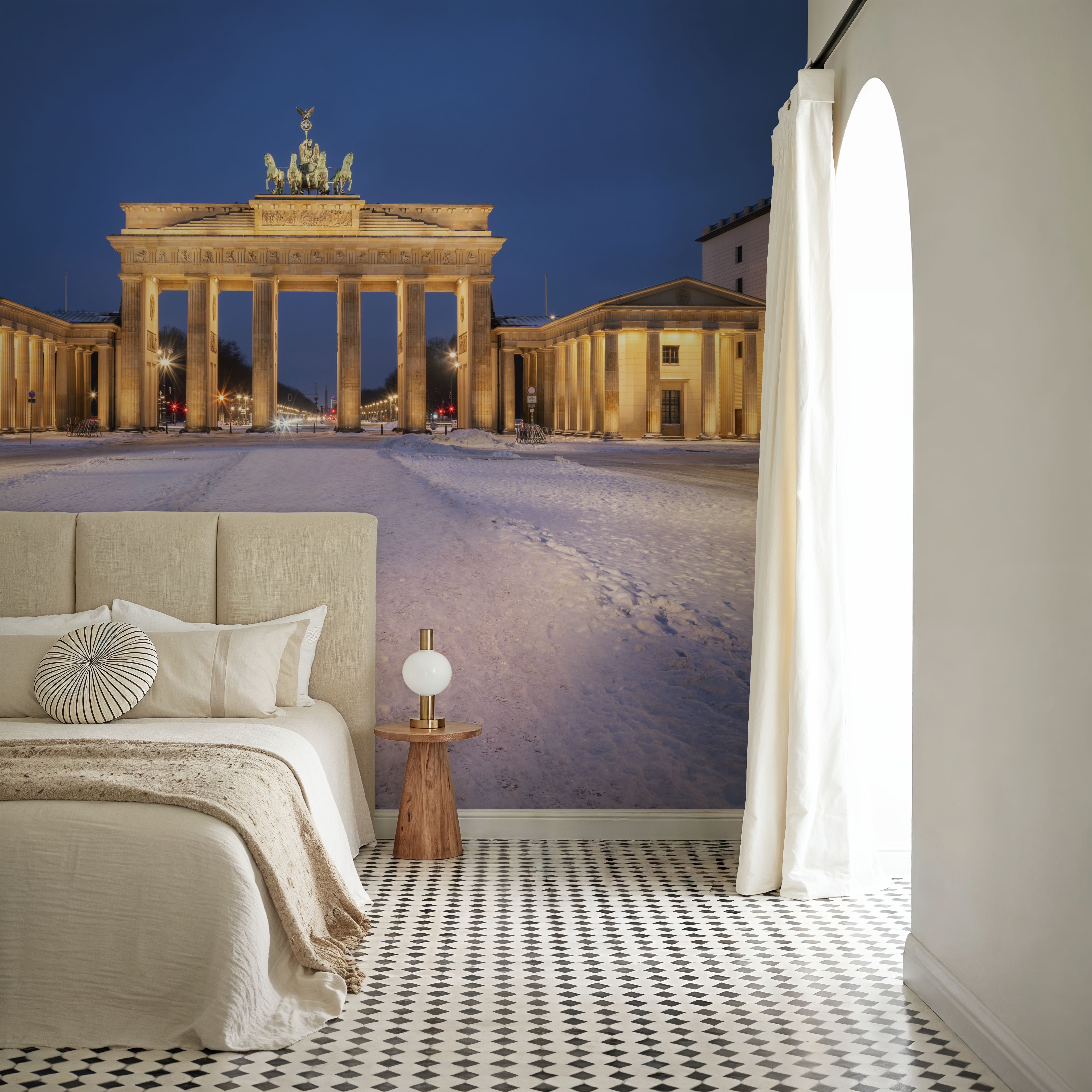Snowy Brandenburger Tor