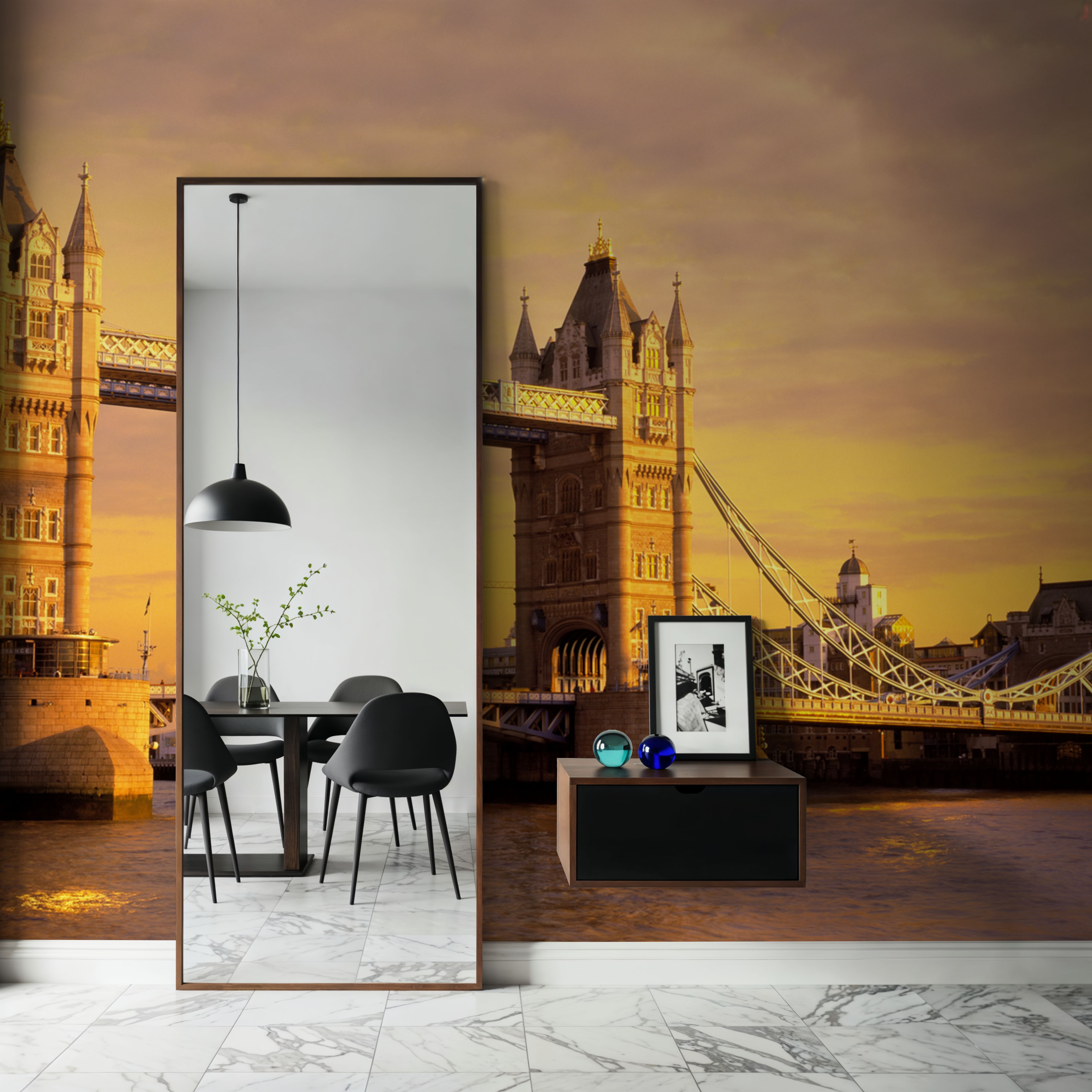 London Sunset Bridge