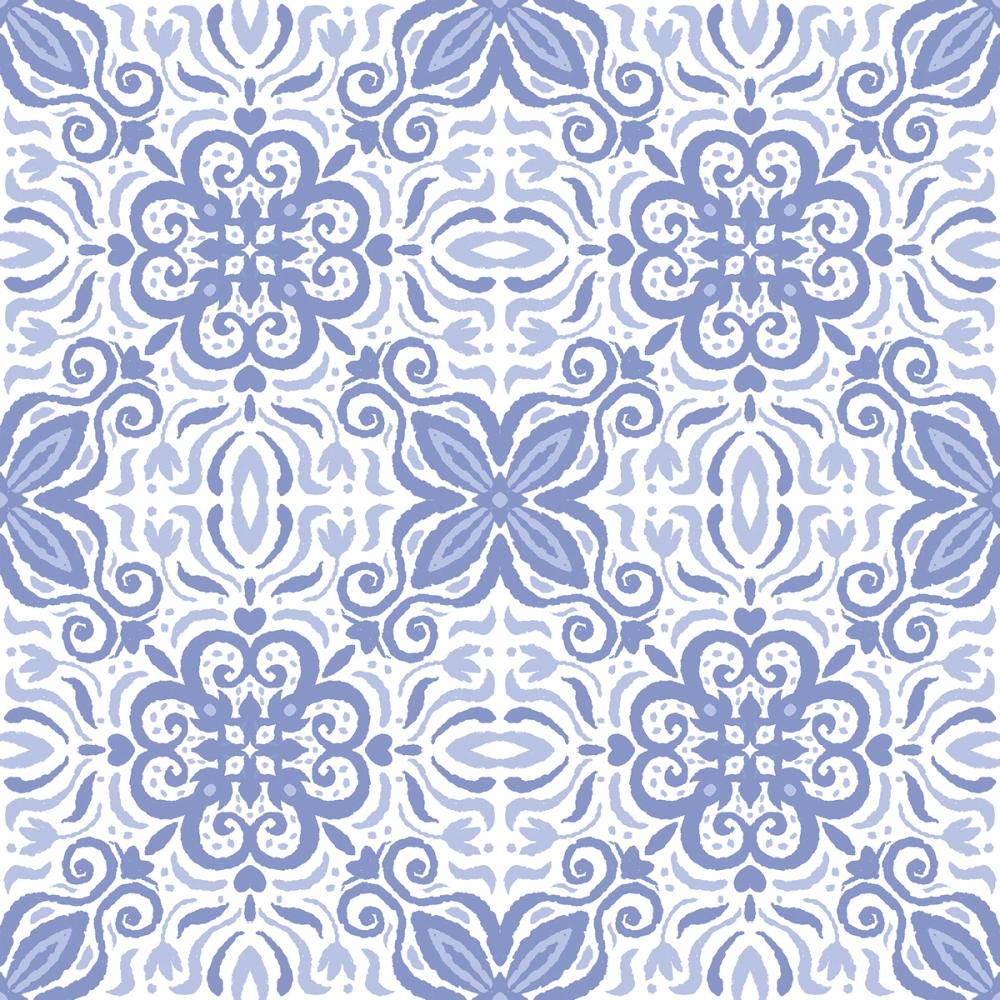 Italian Tiles, Periwinkle