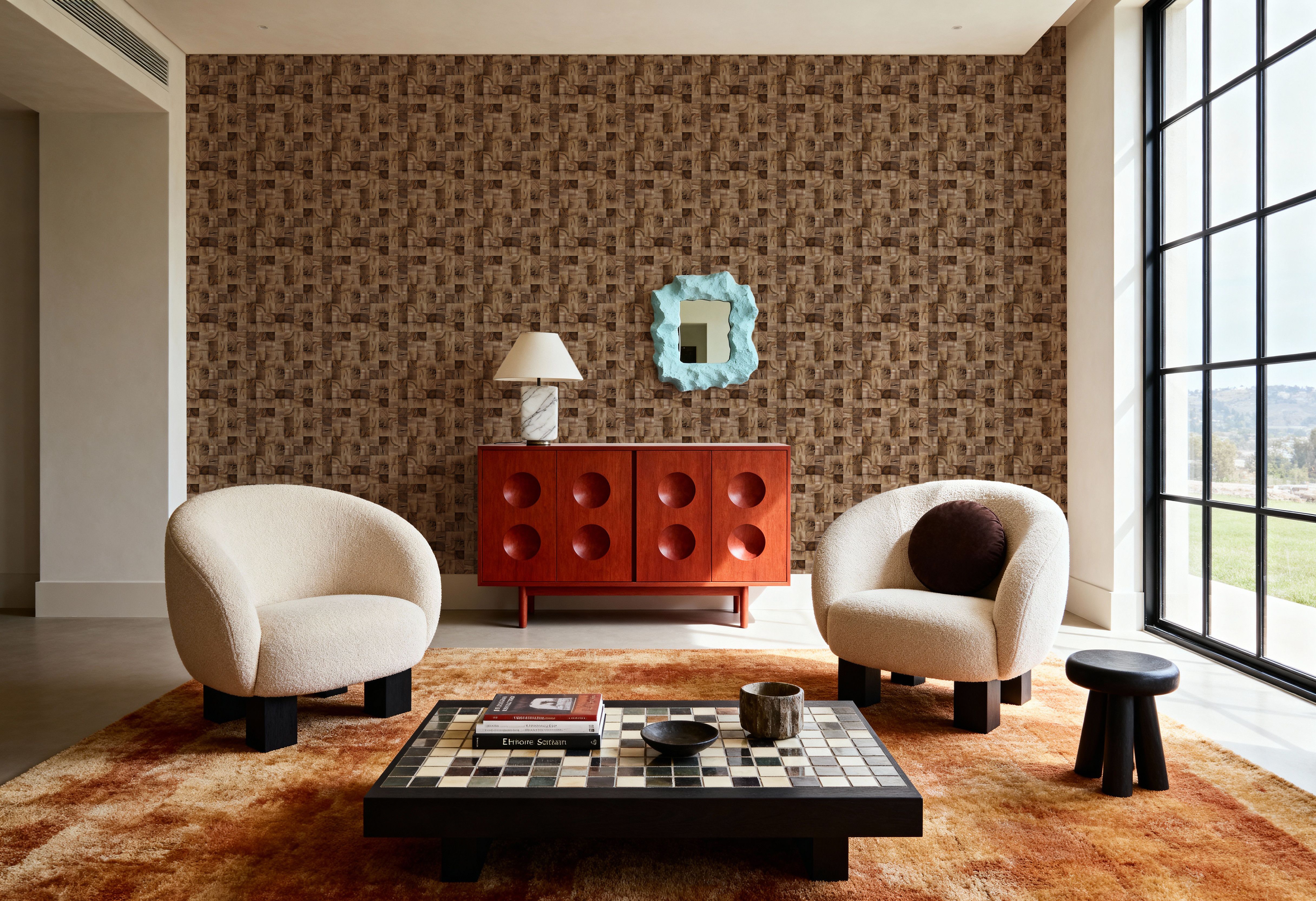 Stubbs, Oak, Wallpaper