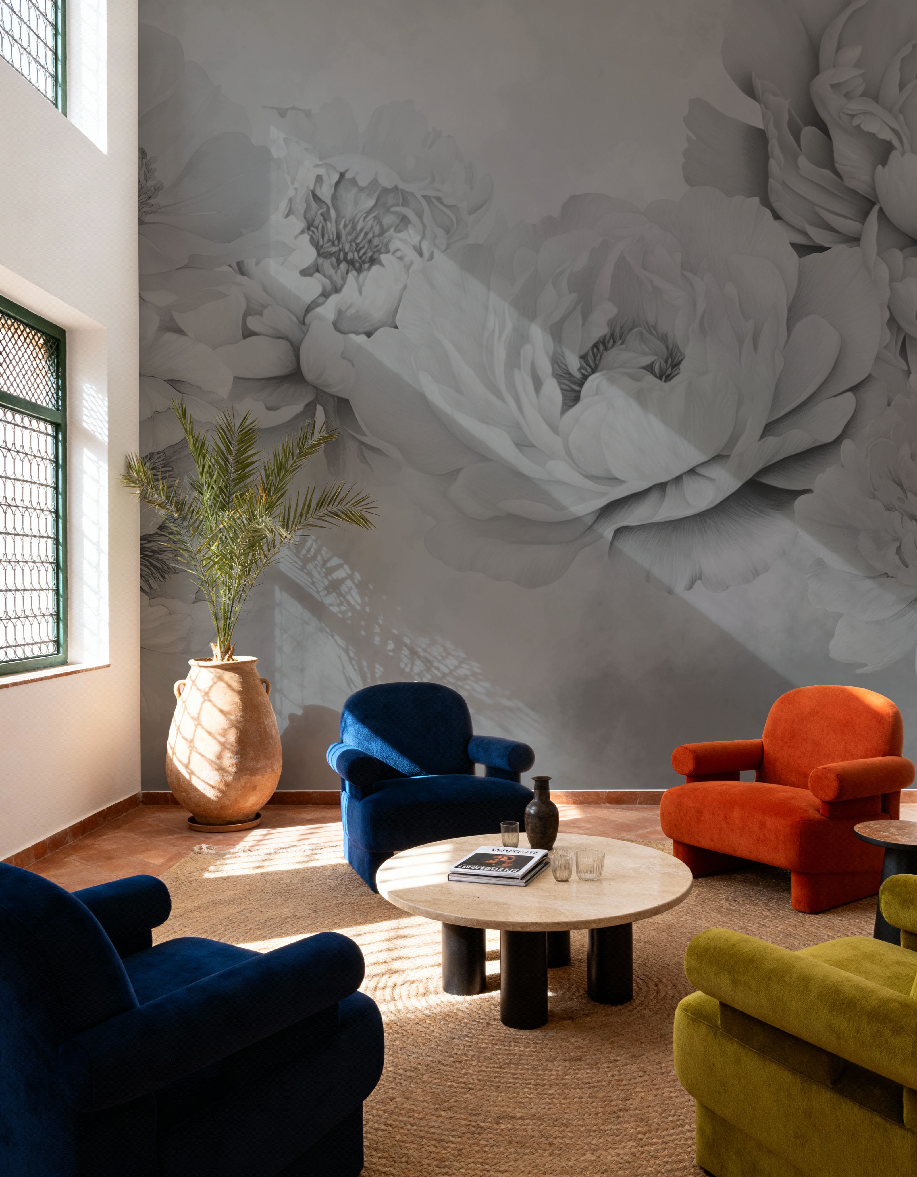 Transcendent Peony, Graphite