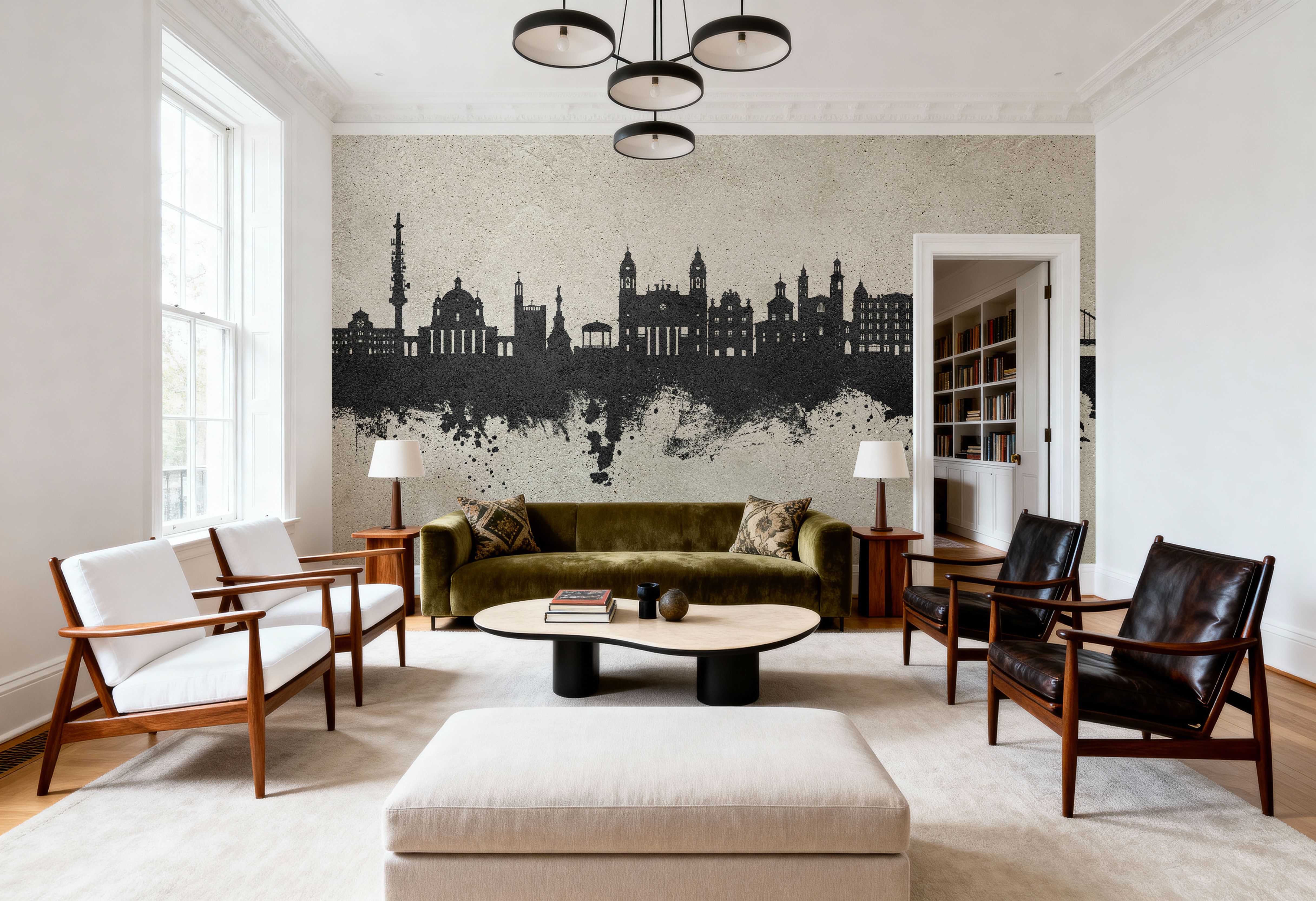 Pamplona Spain Skyline Concrete