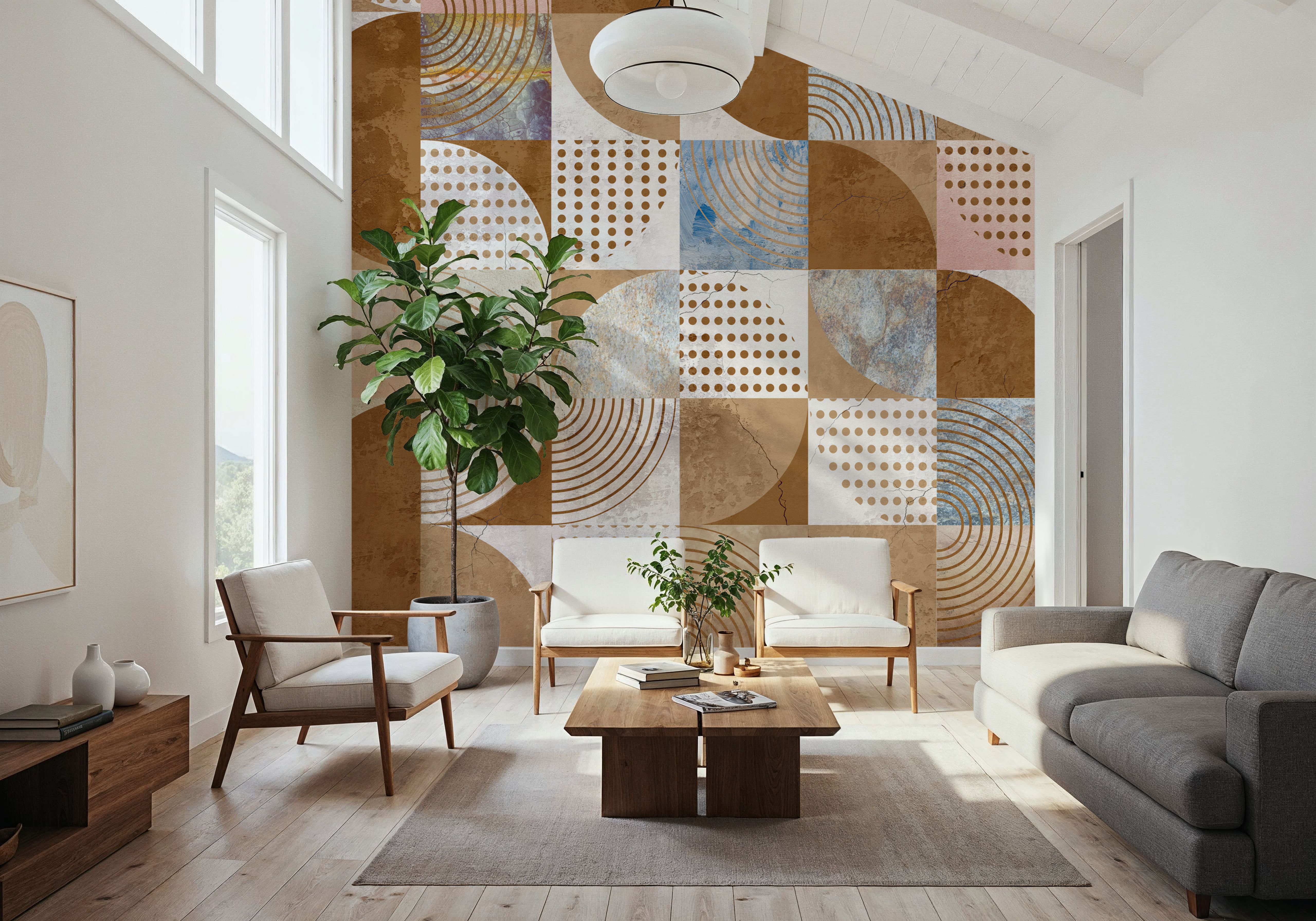 1970 Fresco, Wallpaper