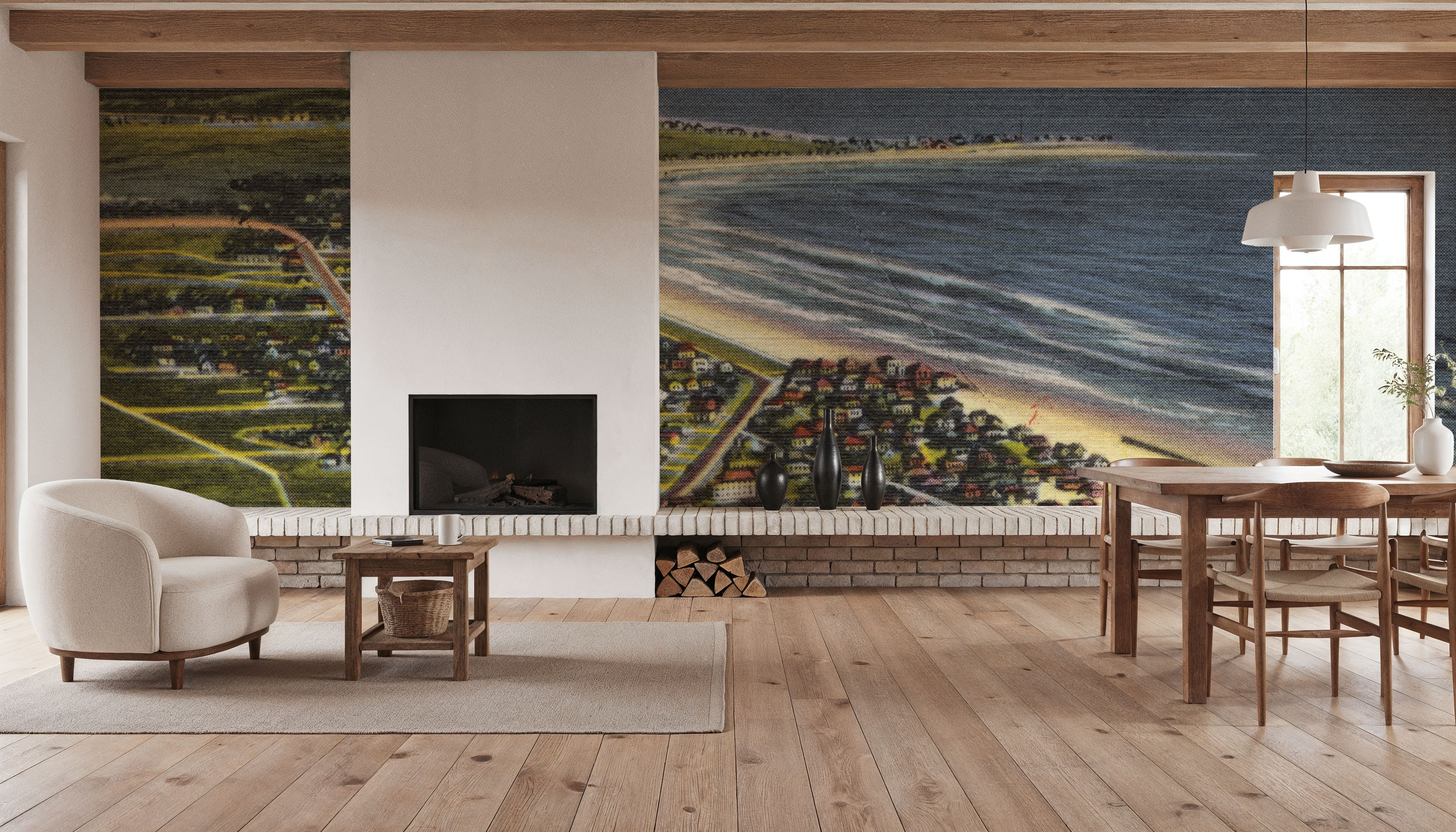 Greetings from the Beach - Screenprint Postcard