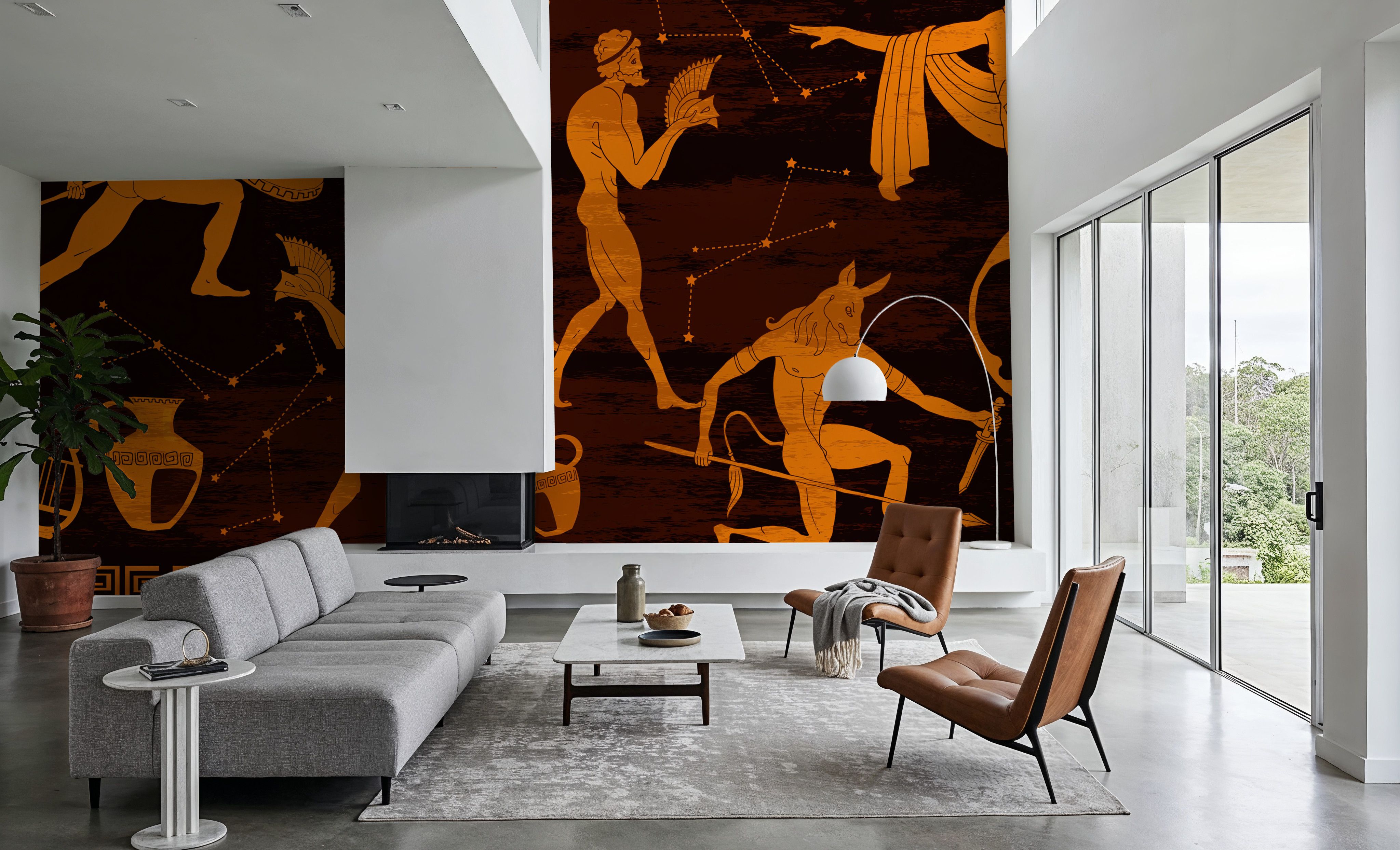 Ancient Greek Mythology Scene, Wallpaper