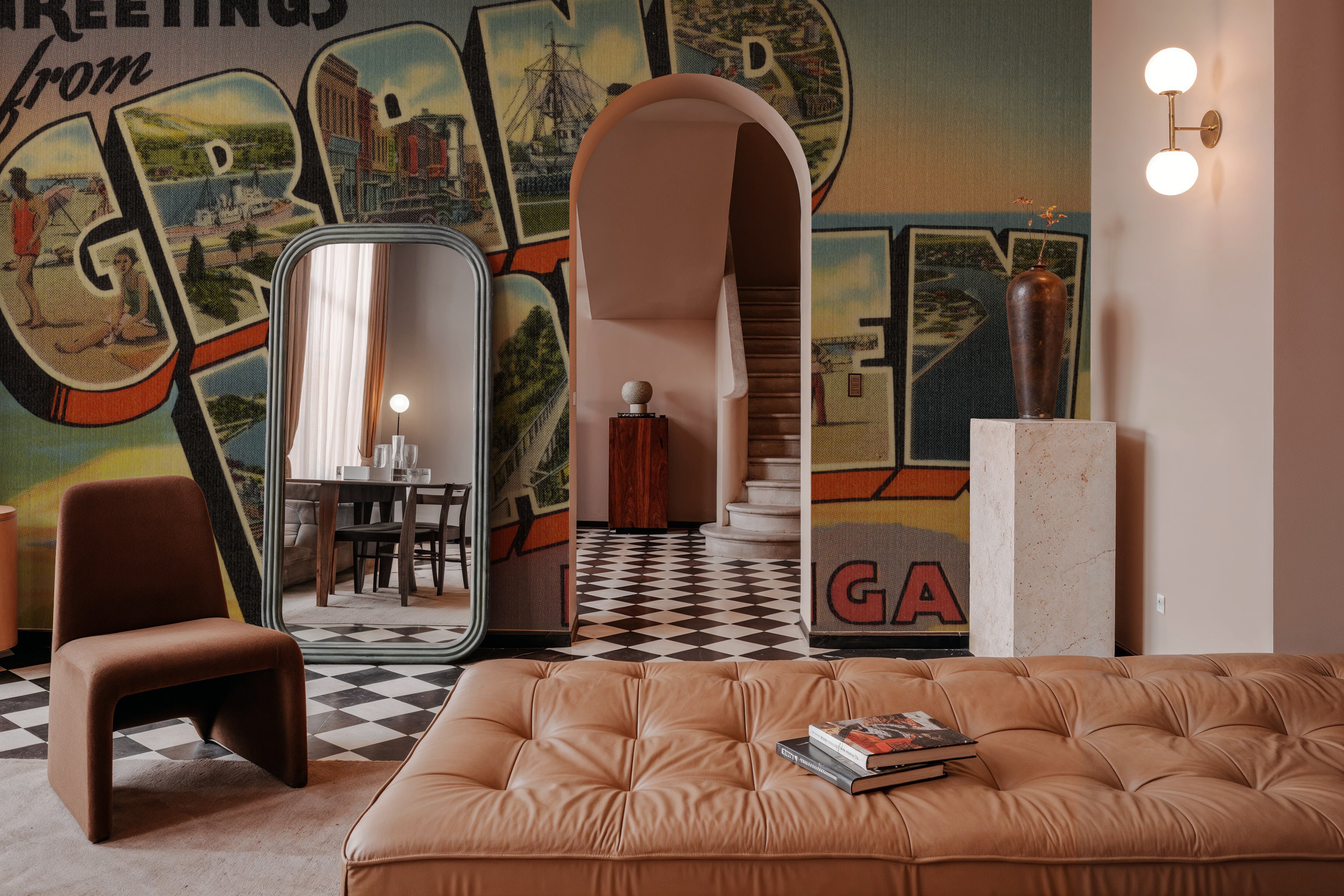 Greetings from Grand Haven - Screenprint Postcard