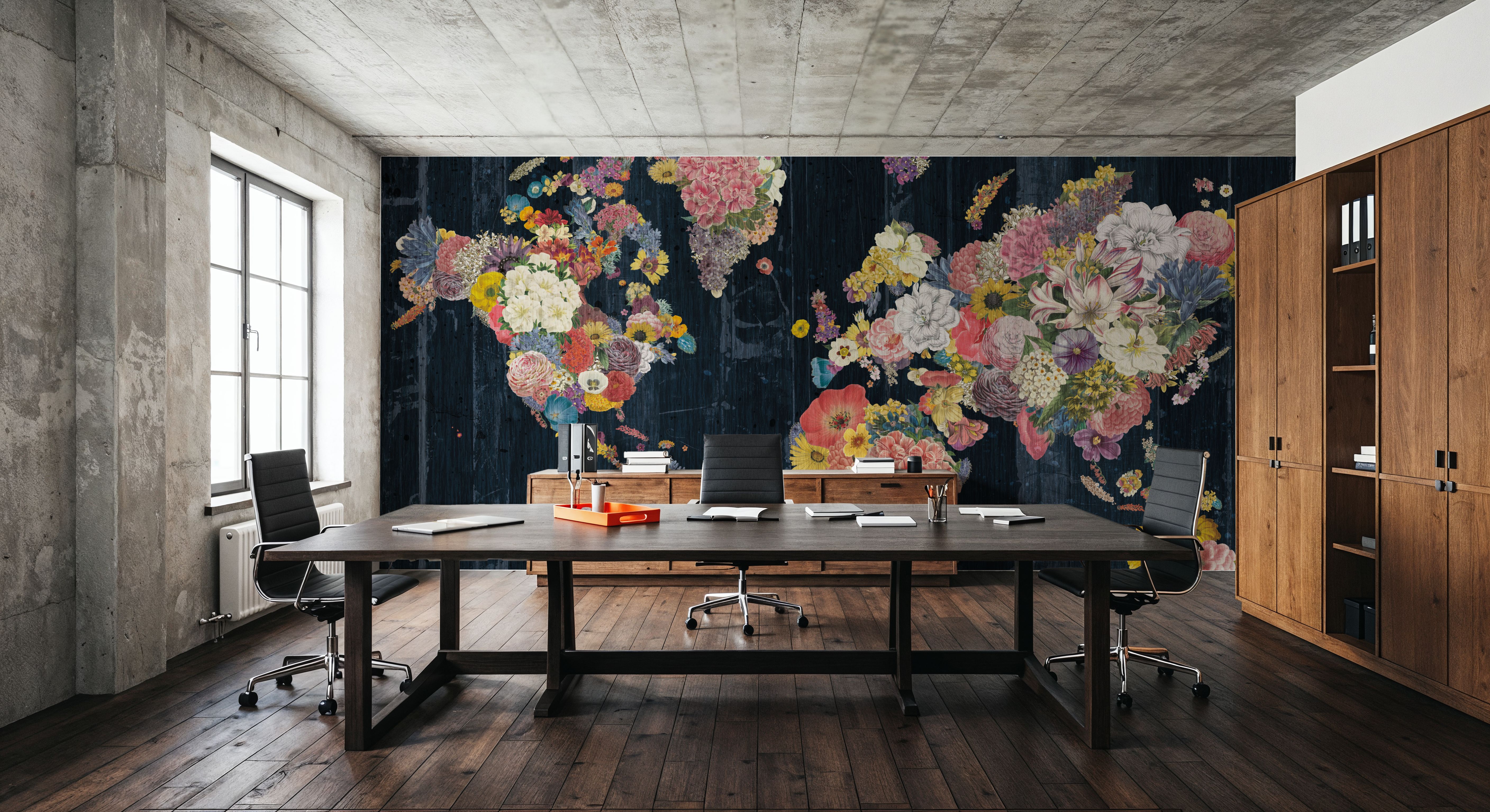 Botanical Floral Map