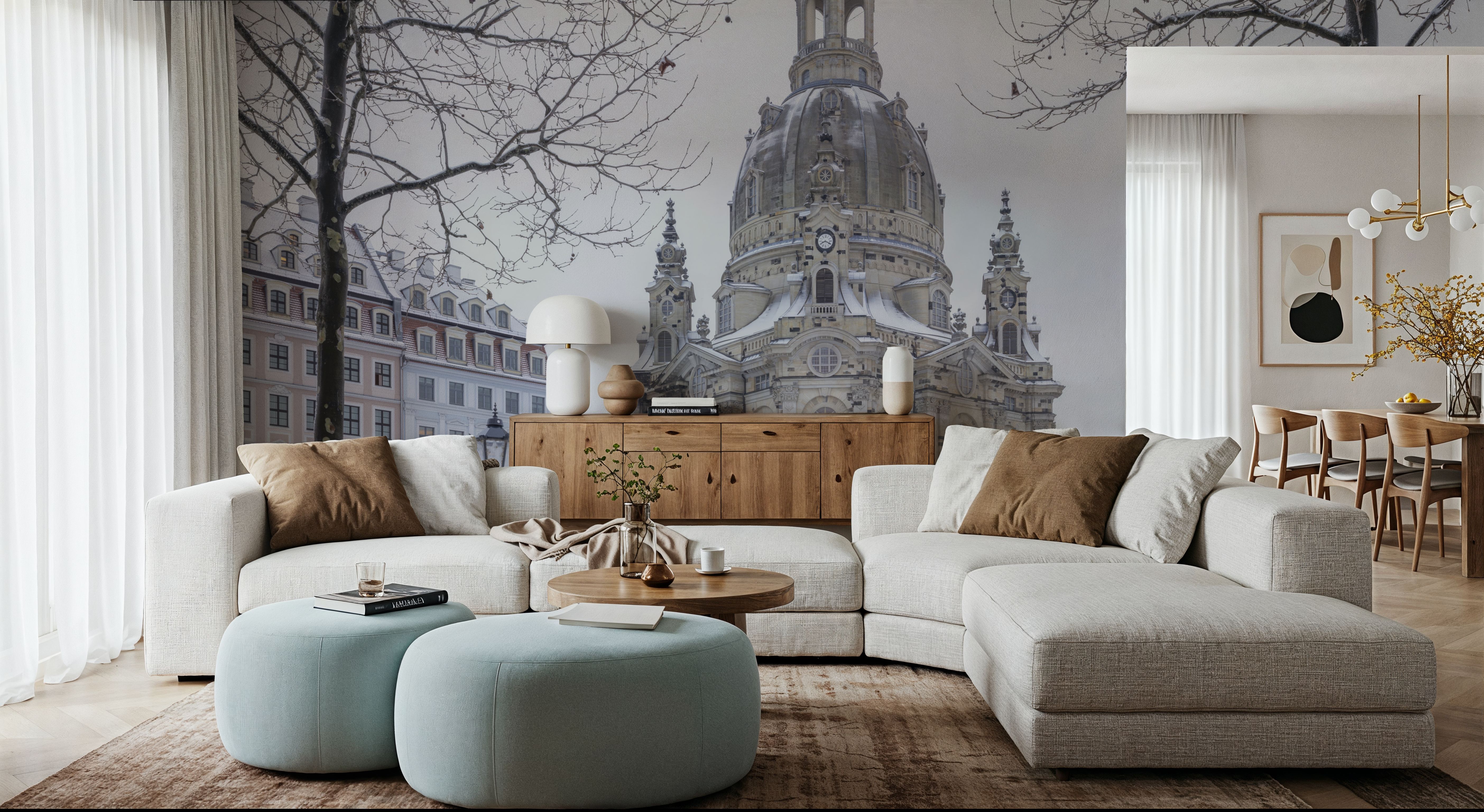 Baroque Winter, Wallpaper