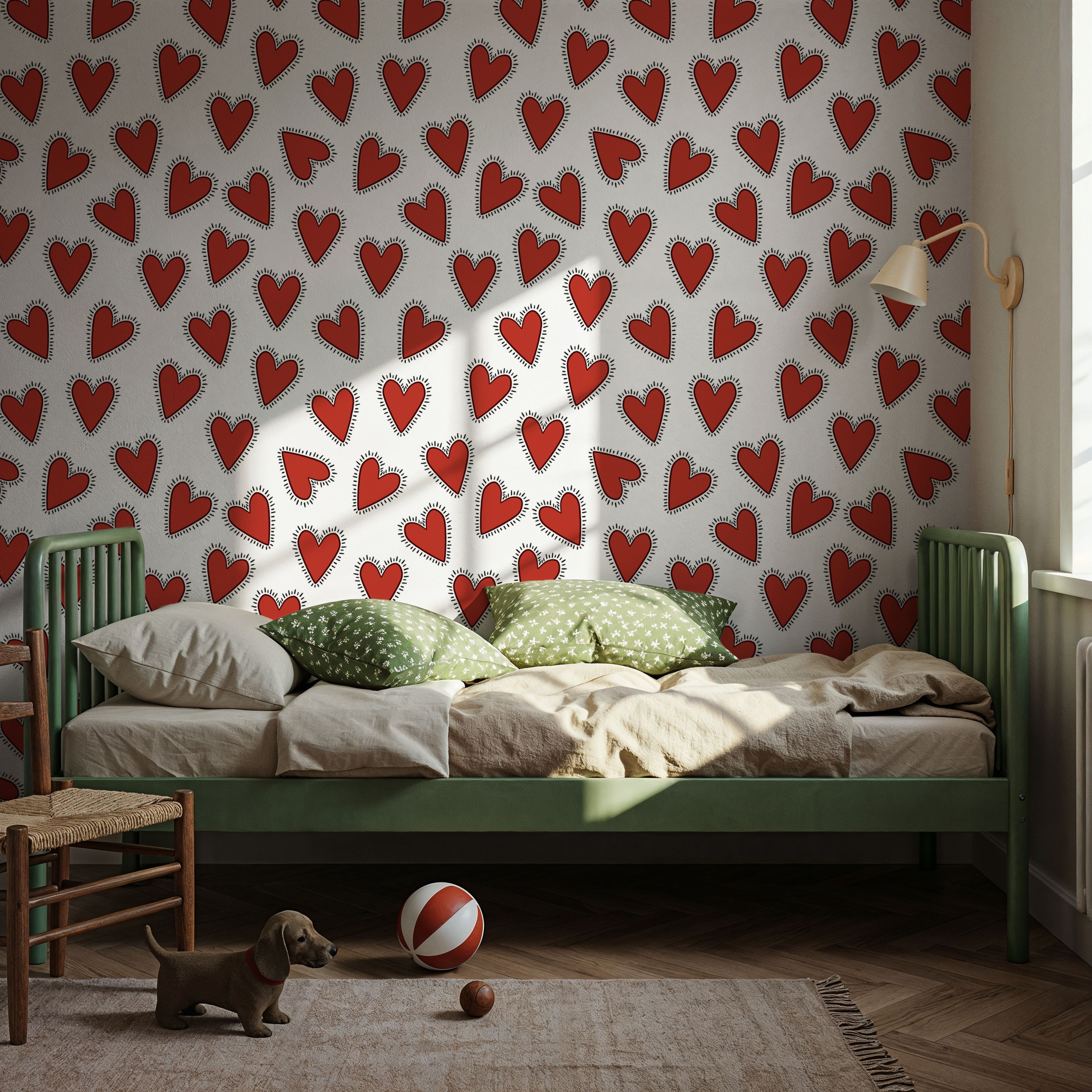 Iconic Pop Hearts, Red