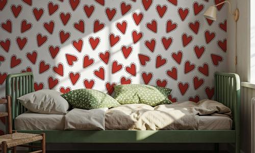 Iconic Pop Hearts, Red