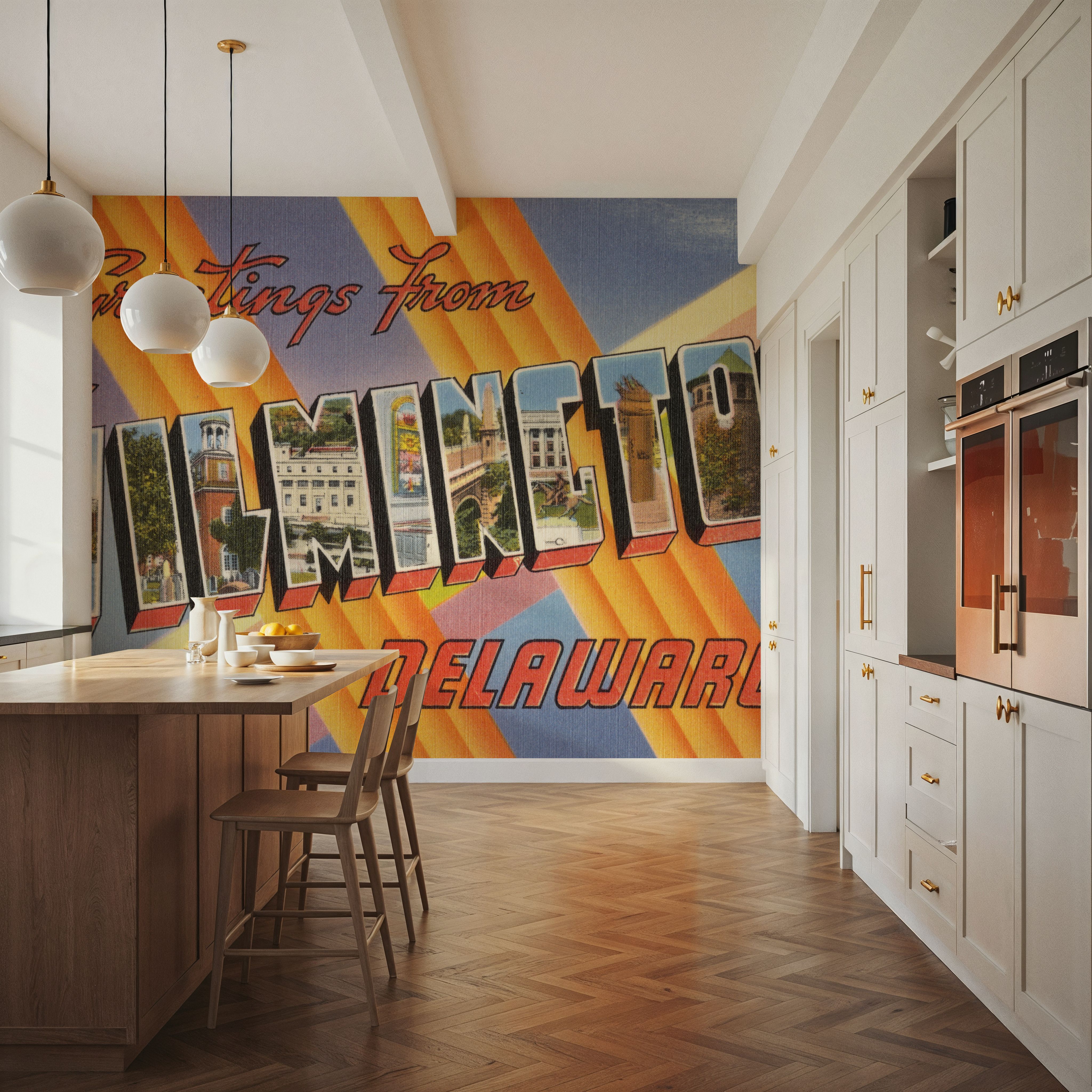 Greetings from Wilmington - Screenprint Postcard